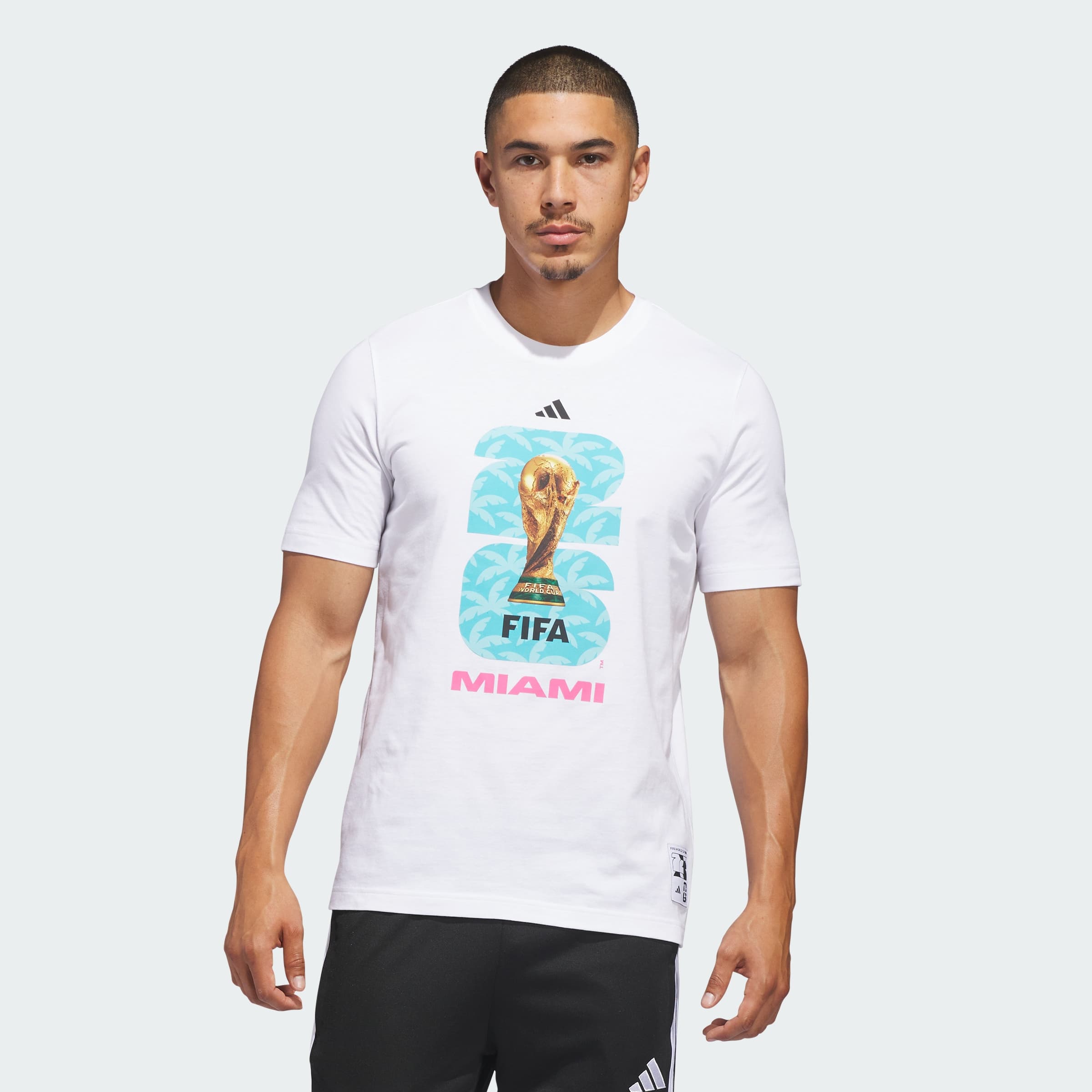 adidas Men's FIFA World Cup 26™ Host City Miami T-Shirt - White - Size XL - Image 1
