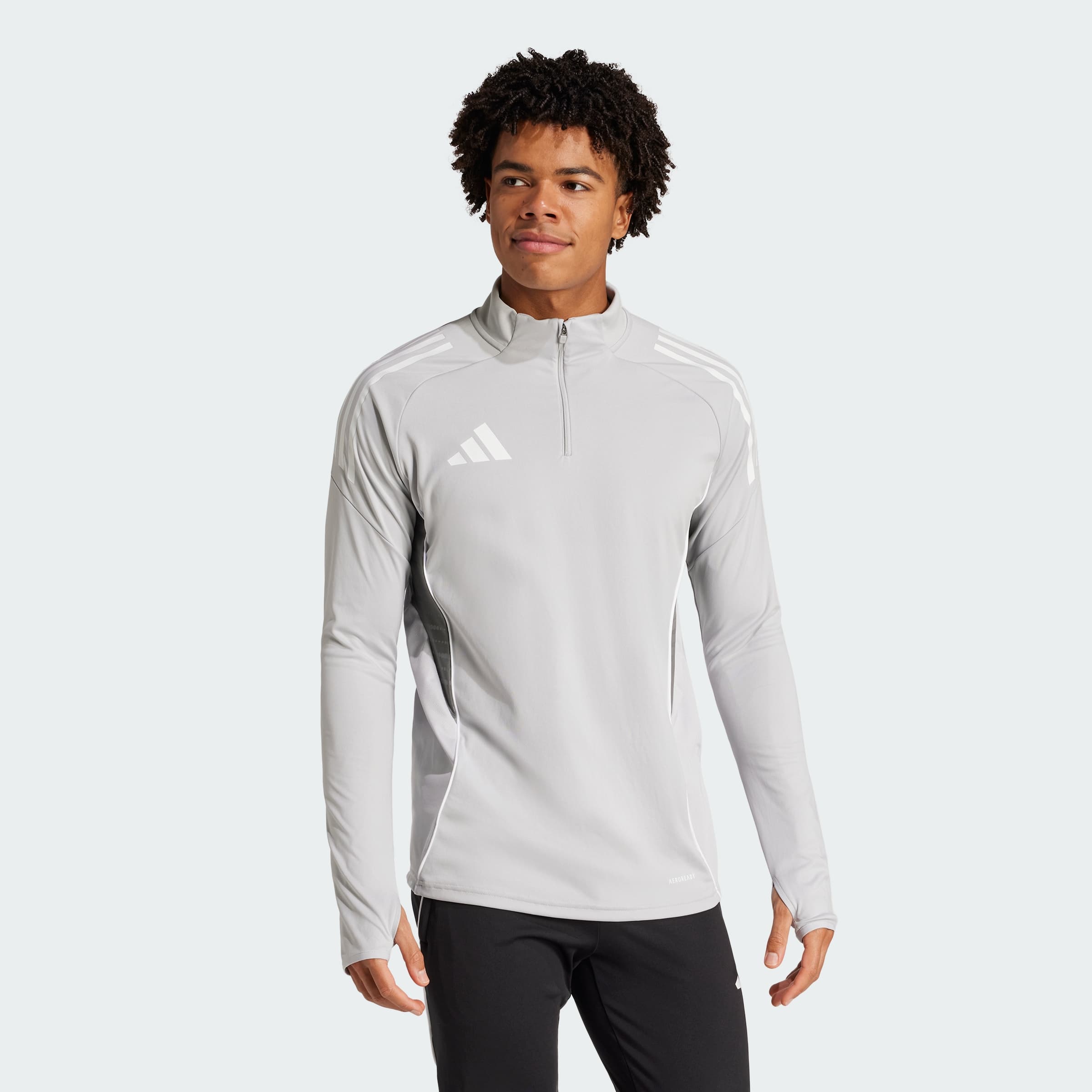 adidas Men's Tiro 25 Competition Training Top - Team Light Grey - Size 2XL - Image 1