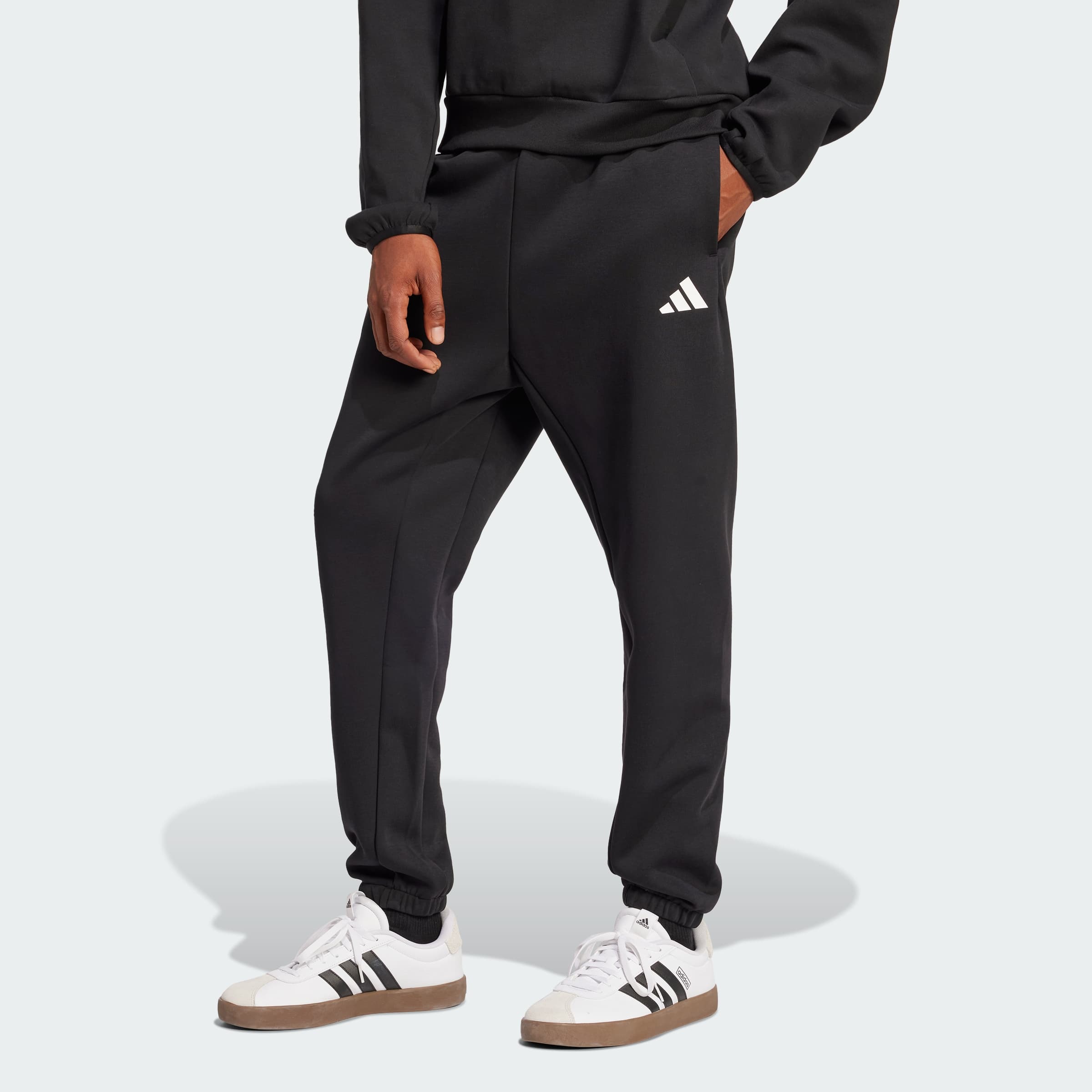 adidas Men's Future Icons Small Logo Pants - Black - Size S - Image 1