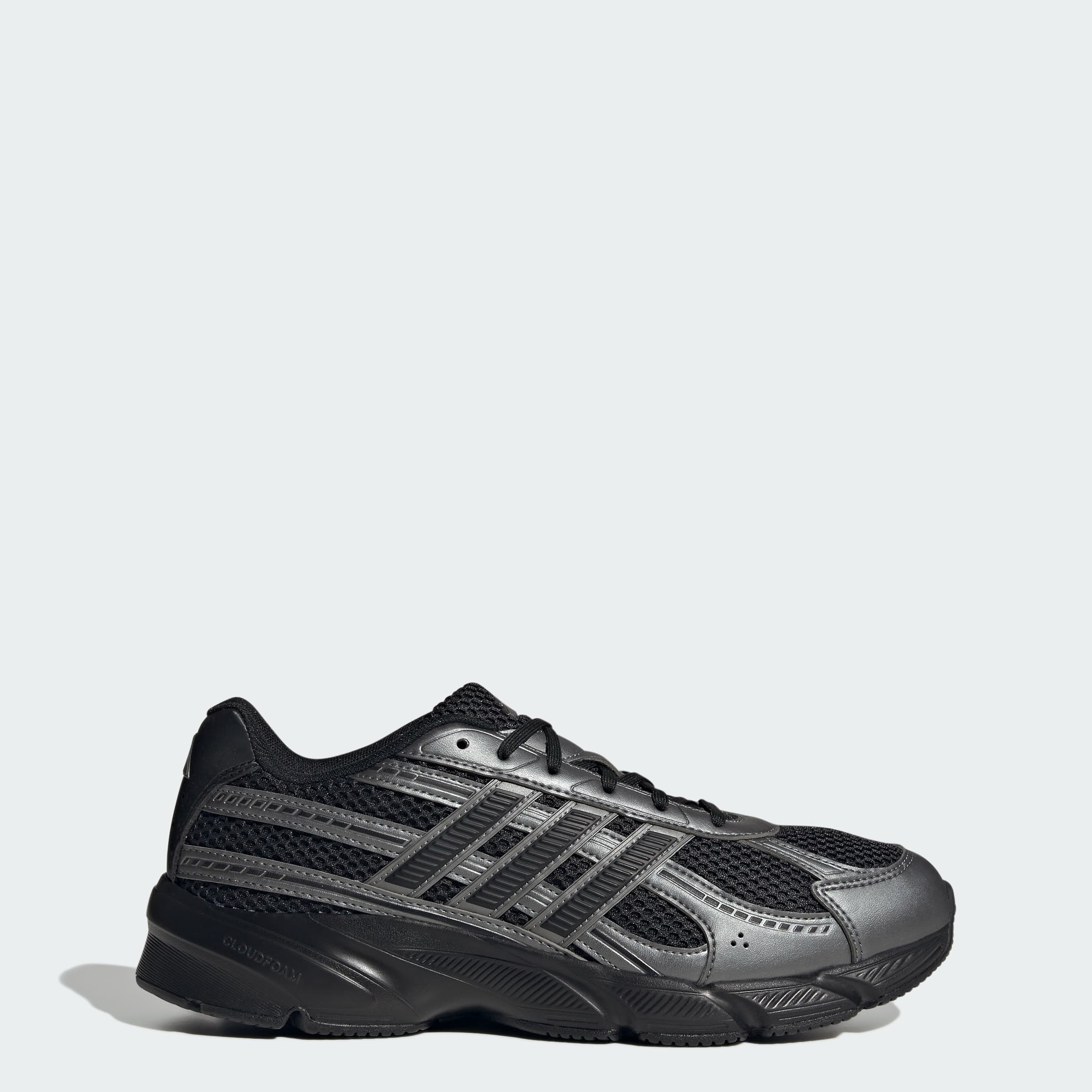 adidas Men's TECHNOCHAOS 2000 Shoes - Core Black/Iron Metallic - Size 10.5 - Image 1
