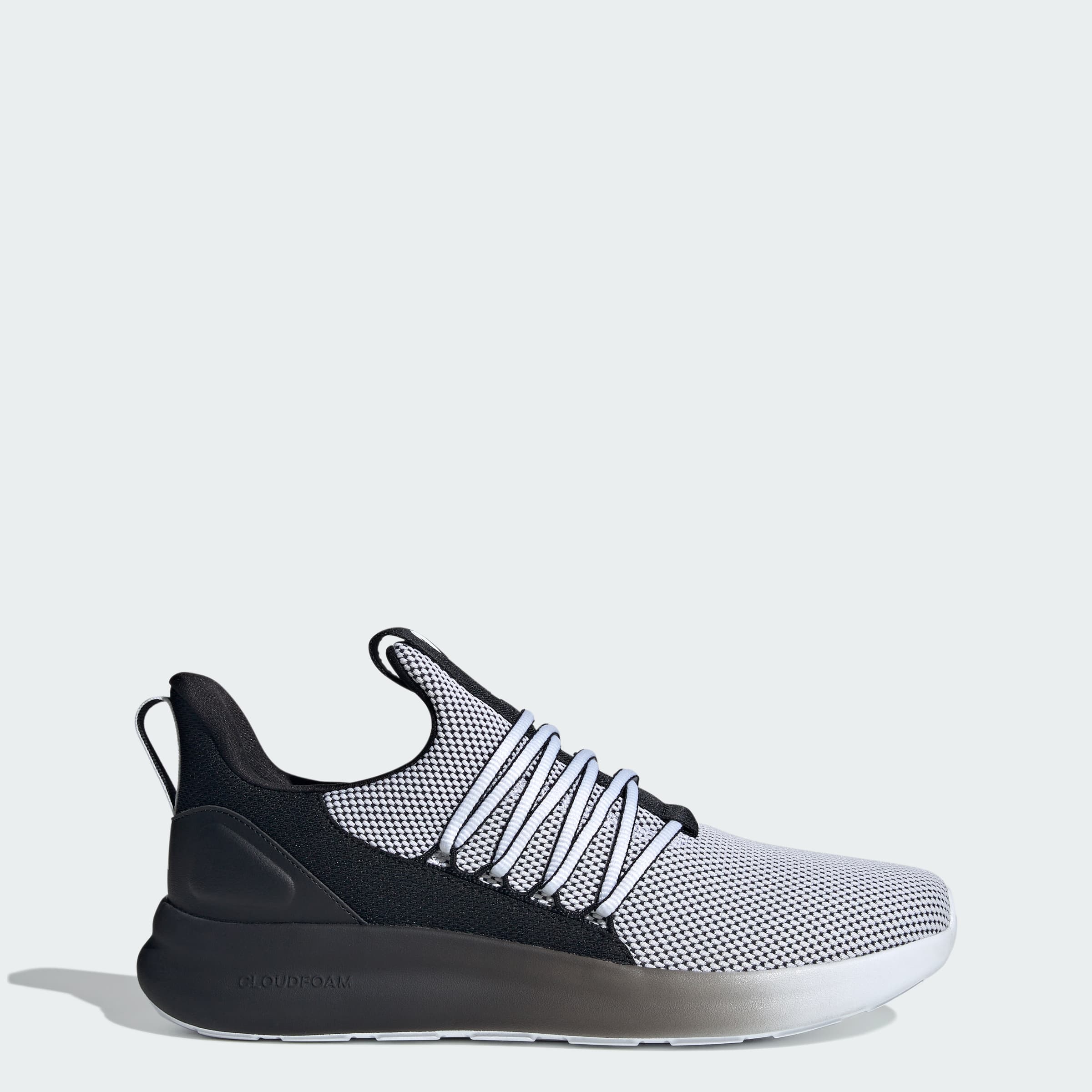 adidas Men's Lite Racer Adapt 7.0 Shoes - Cloud White/Core Black - Size 11.5 - Image 1