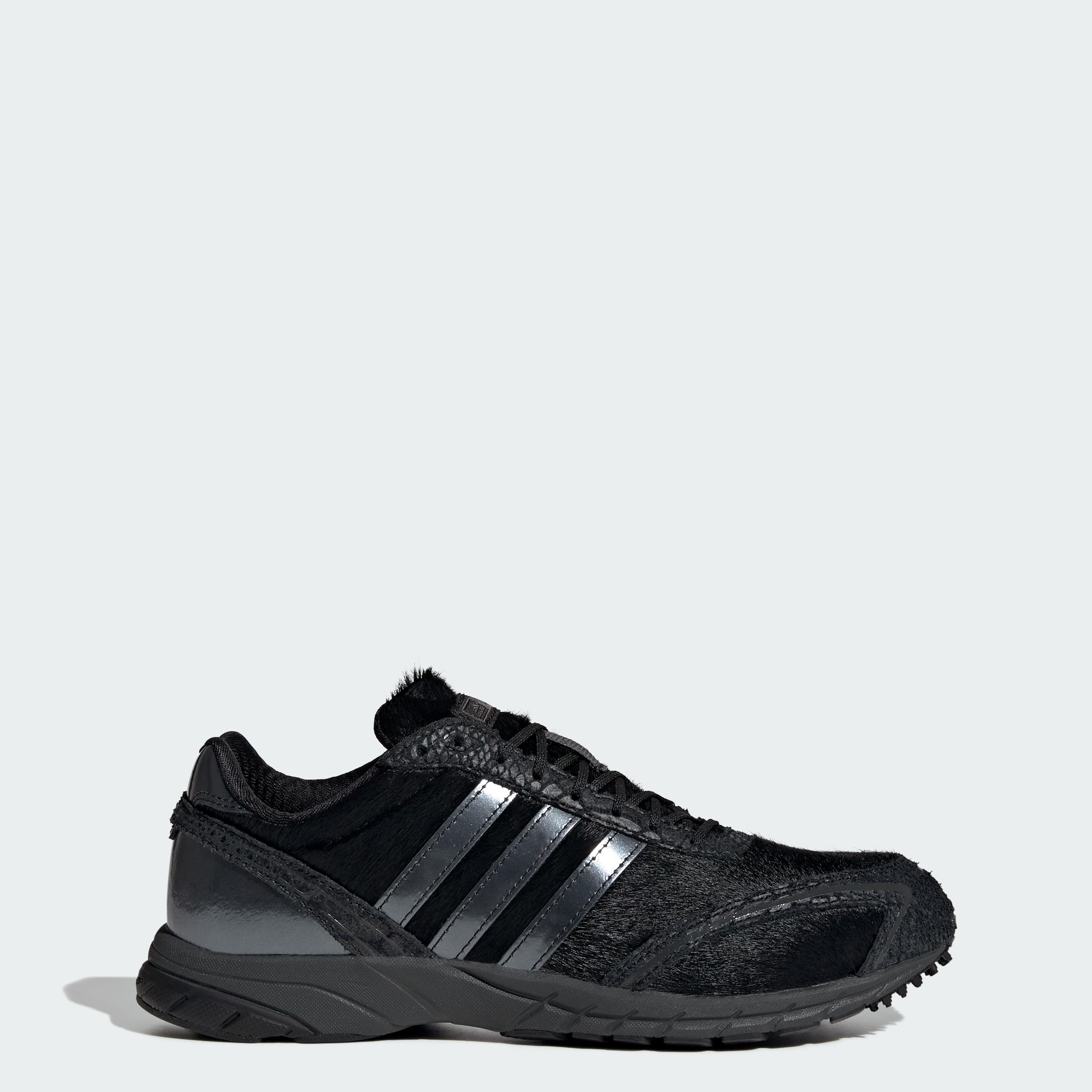 adidas Women's ADIZERO ADIOS OG SHOES - Core Black/Carbon - Size 9.5 - Image 1
