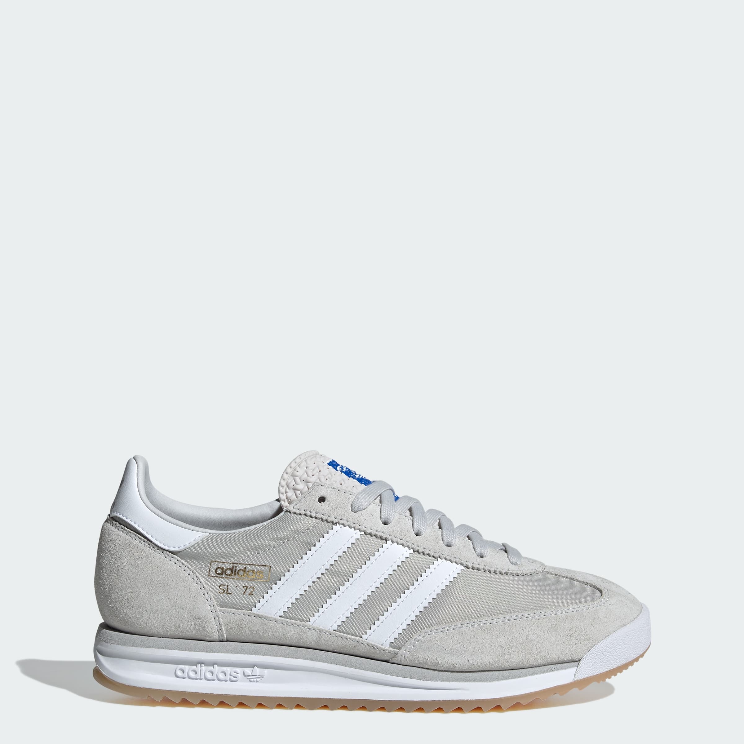 adidas Men's SL 72 RS Shoes - Grey One/Cloud White/Crystal White - Size 4 - Image 1