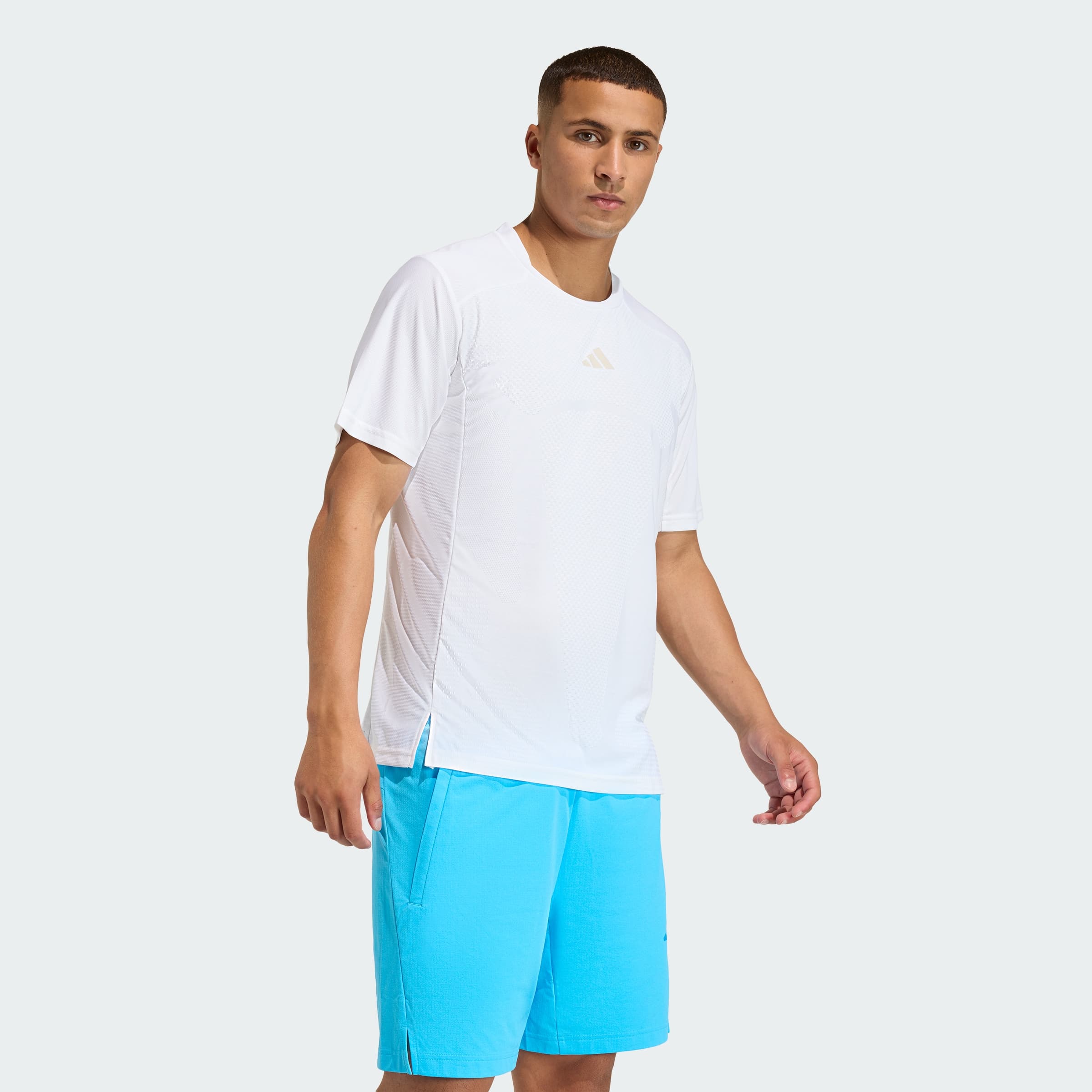adidas Men's Climacool 3D T-Shirt - White - Size L - Image 1