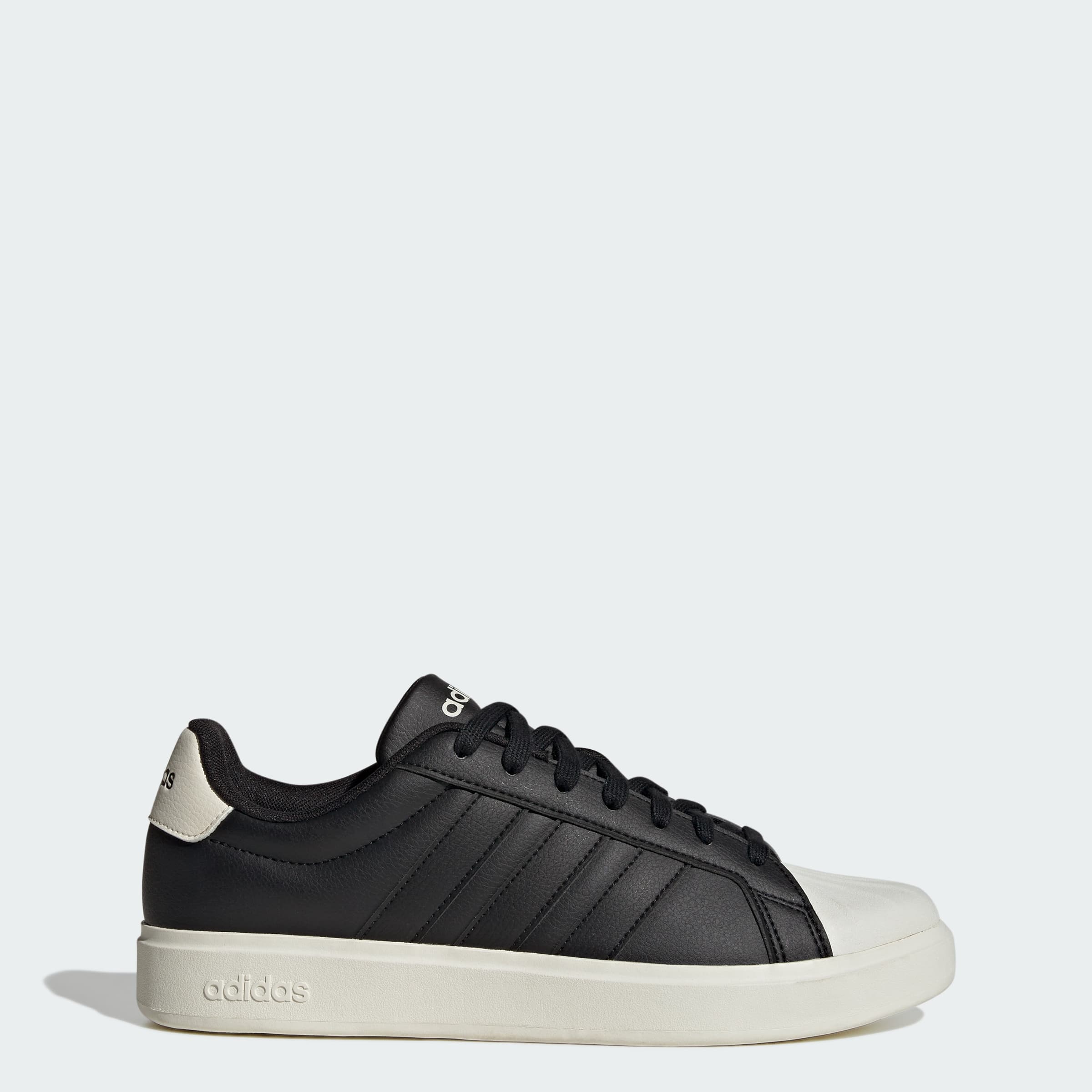 adidas Men's Streettalk - Core Black/Off White - Size 4 - Image 1