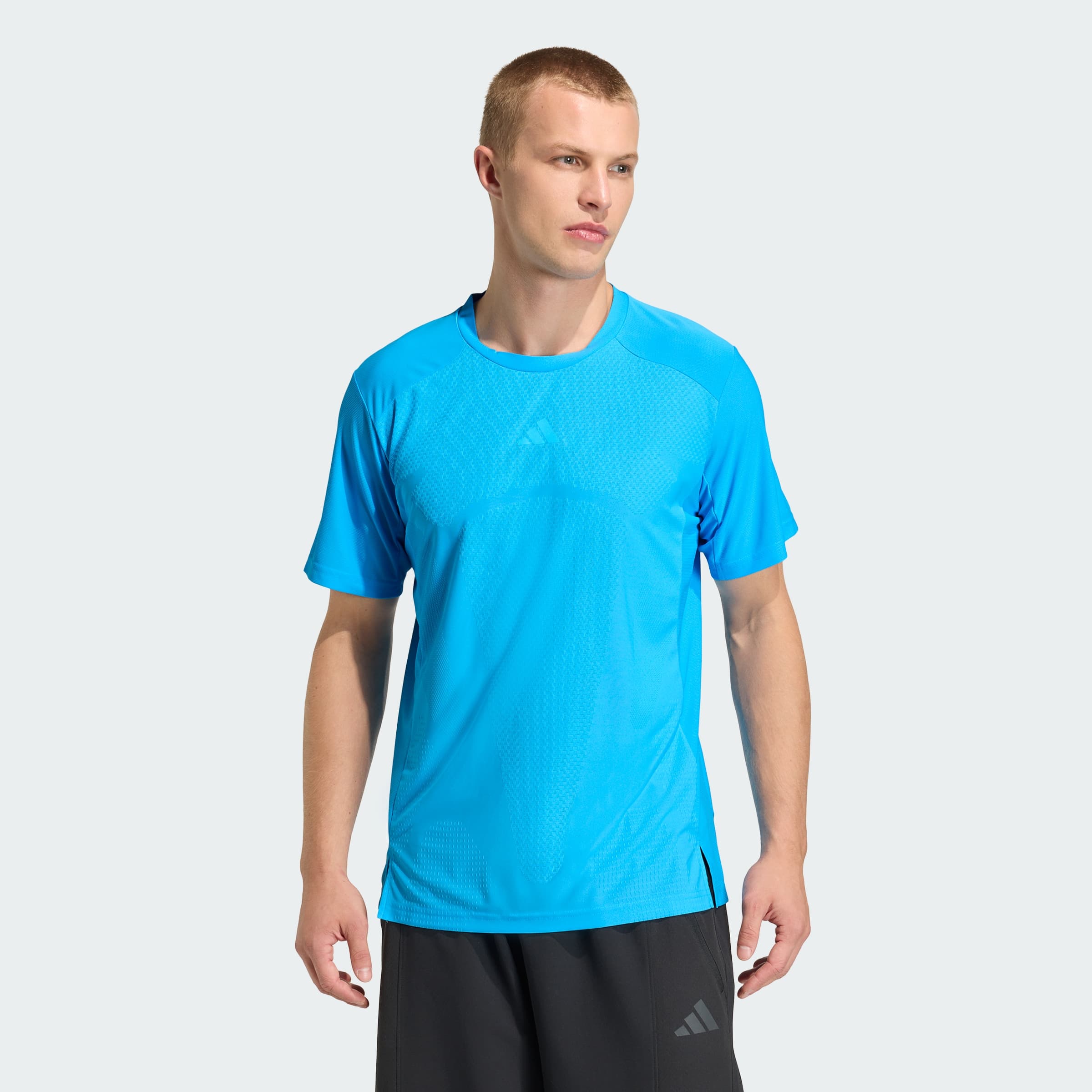 adidas Men's Climacool 3D T-Shirt - Lucid Aquamarine - Size S - Image 1