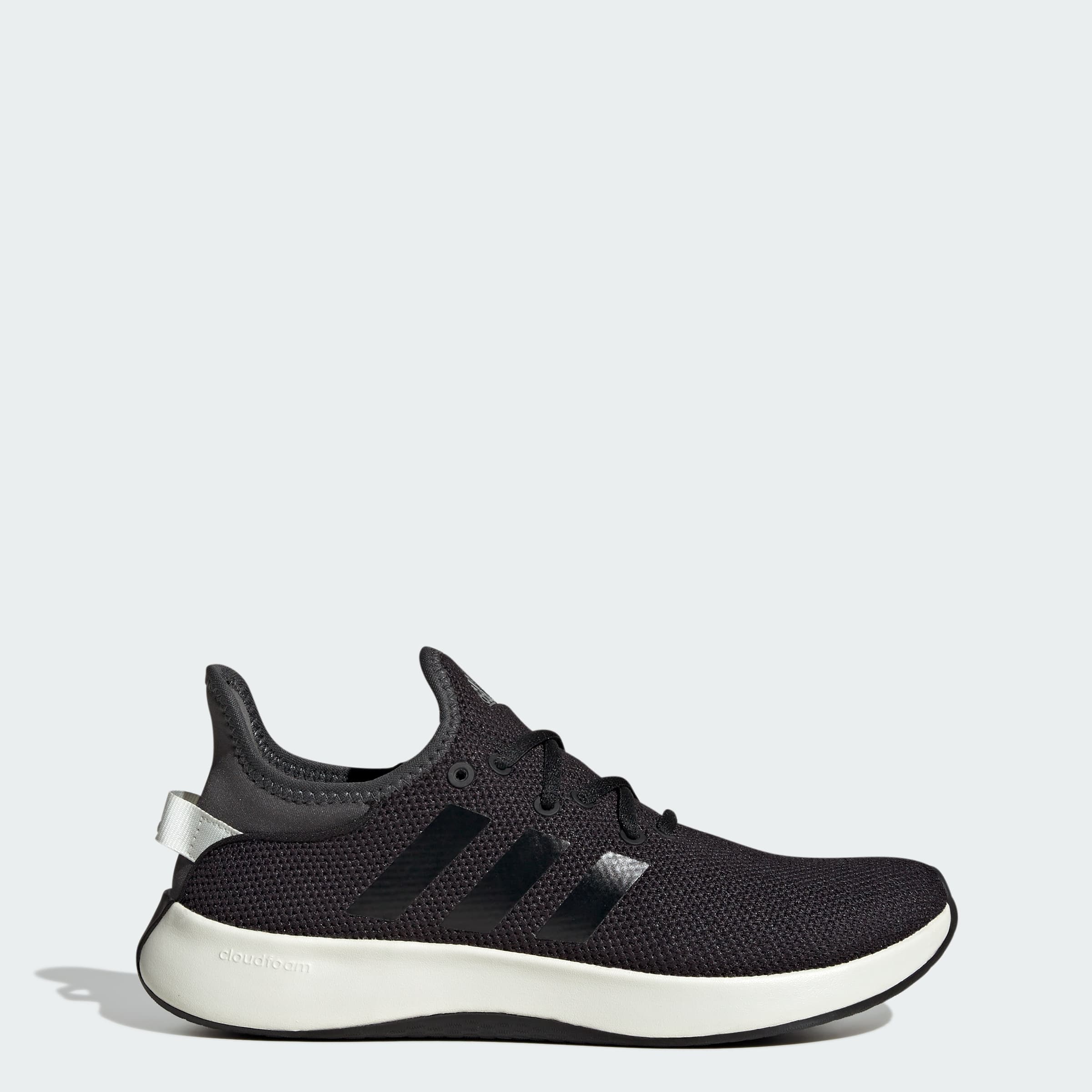 adidas Women's Cloudfoam Pure Shoes - Core Black/Grey Six - Size 6 - Image 1