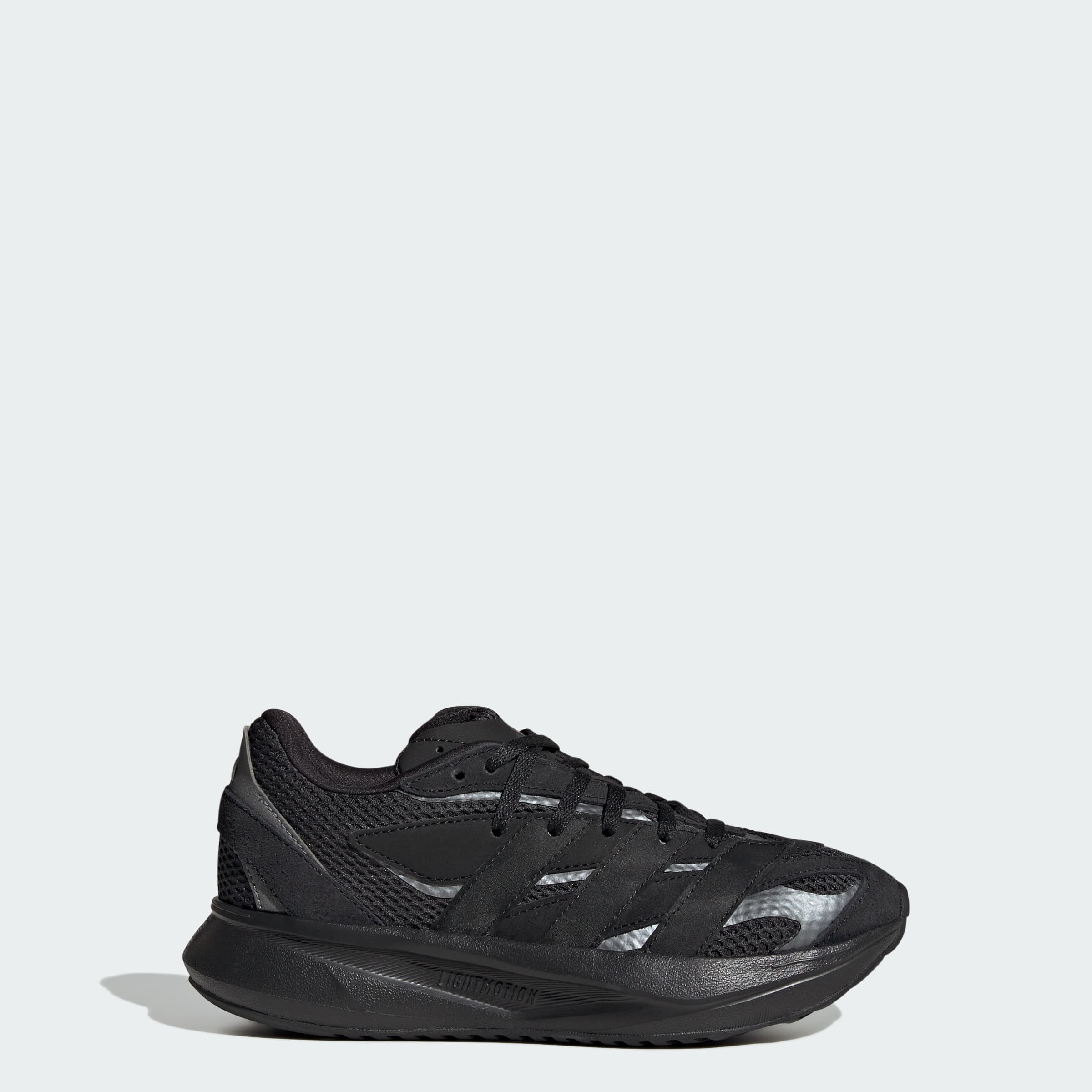 adidas Kids' Lightblaze Shoes Kids - Core Black/Iron Metallic - Size 3.5 - Image 1