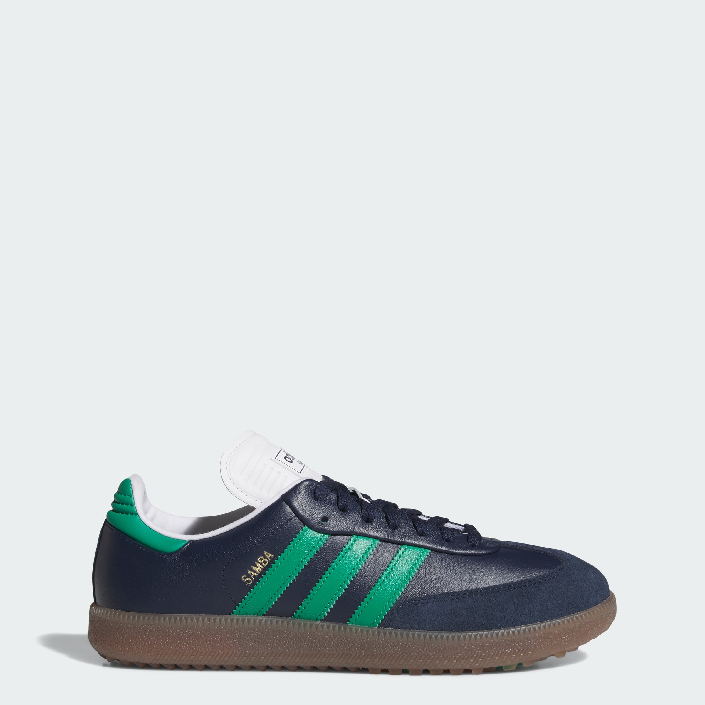 adidas Men's Samba Spikeless Shoes - Night Indigo/Court Green - Size 9.5 - Image 1