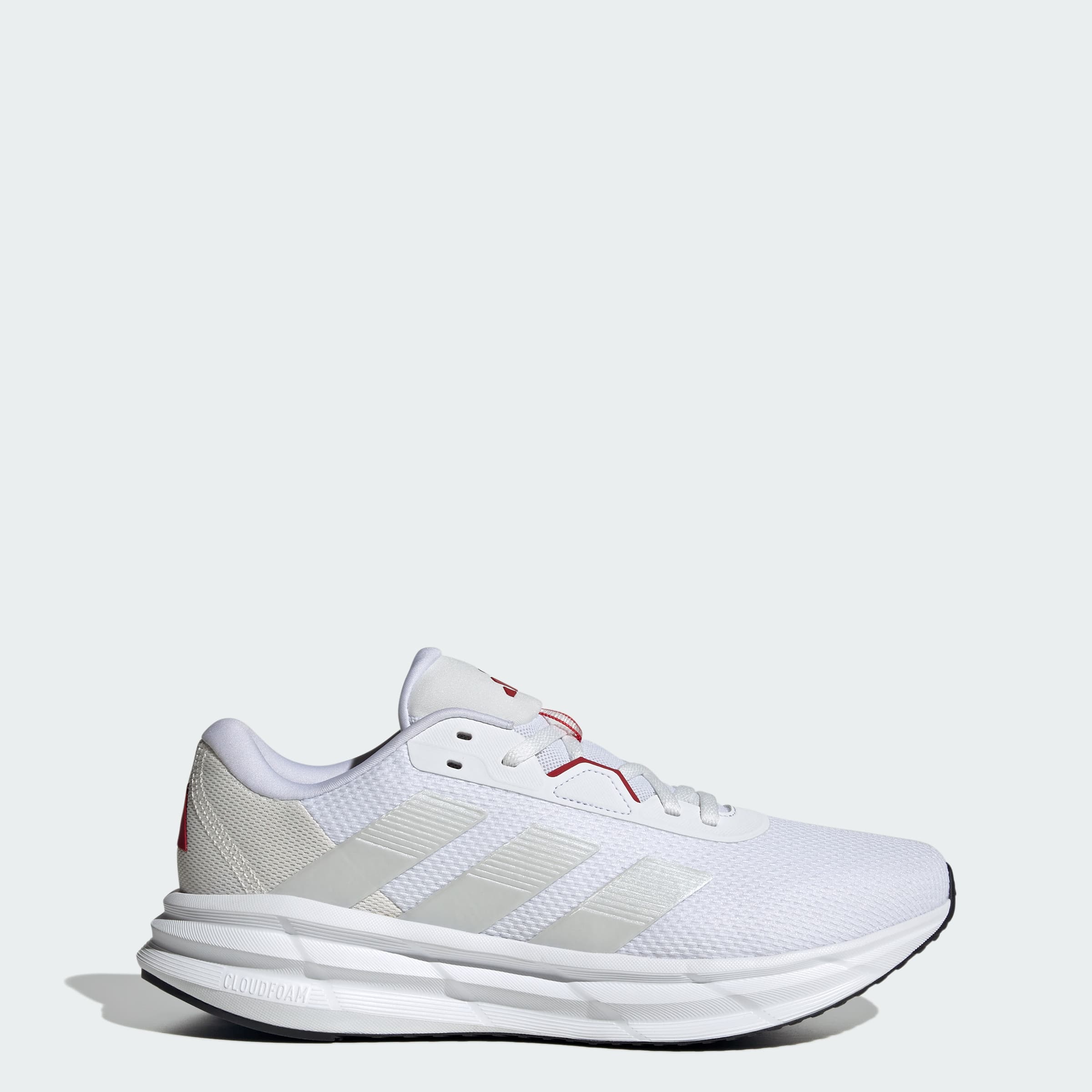 adidas Men's Galaxy 7 Running Shoes - Cloud White/Grey One/Power Red - Size 13 - Image 1