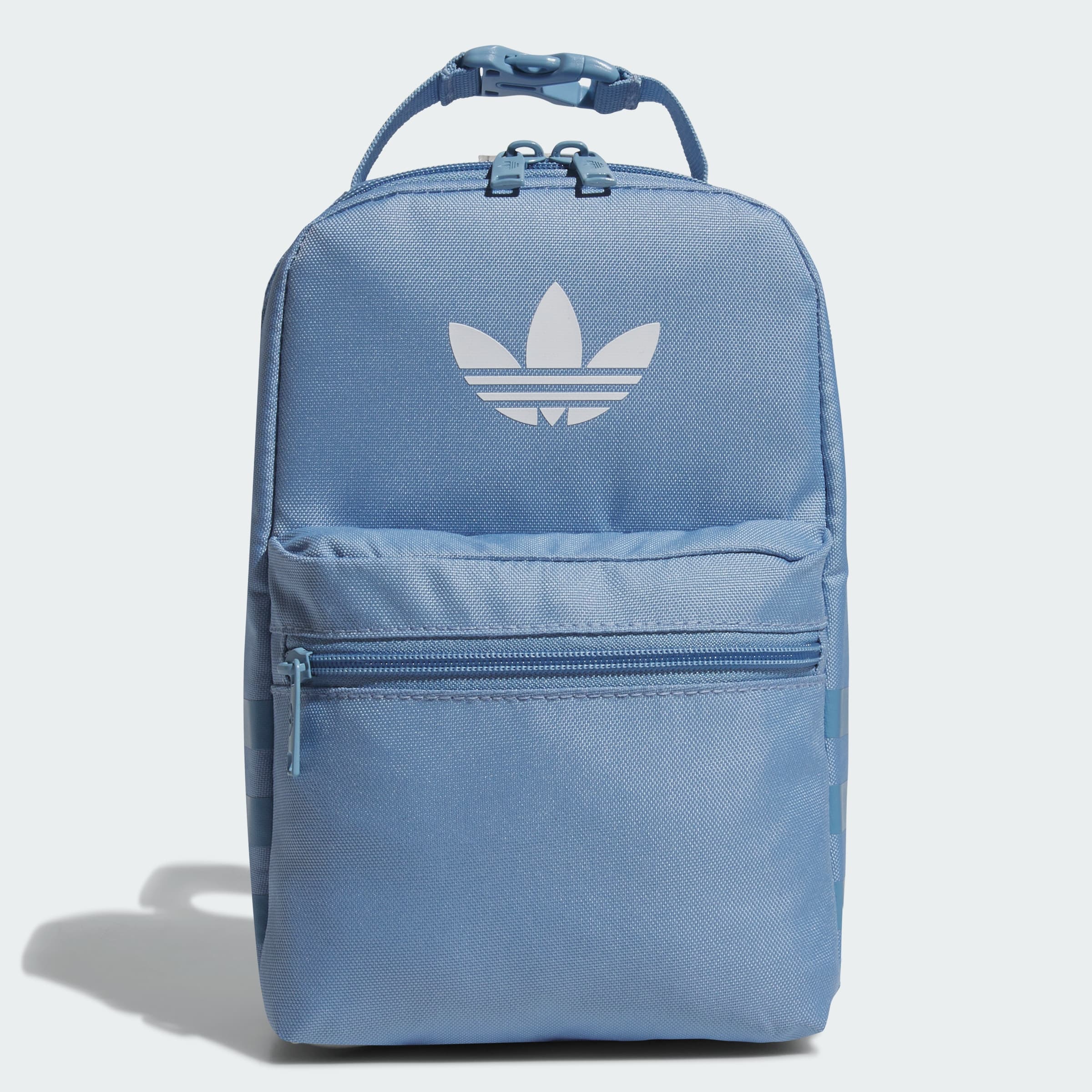 adidas Men's Originals Santiago 3 Lunch Bag - Ash Blue/Grey - Size OSFA - Image 1
