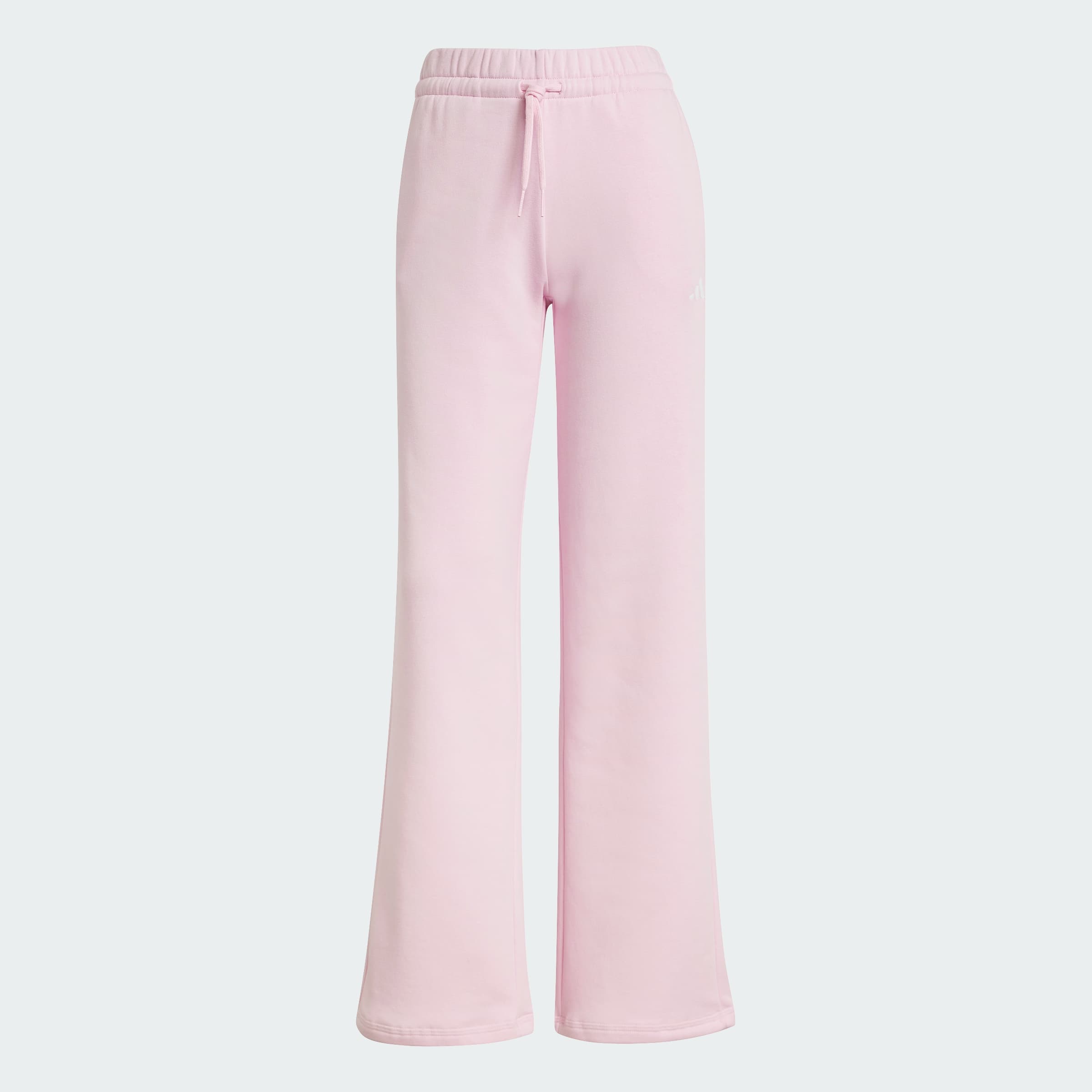 adidas Women's Essentials Small Logo Feel Cozy Pants - Clear Pink/White - Size L - Image 1