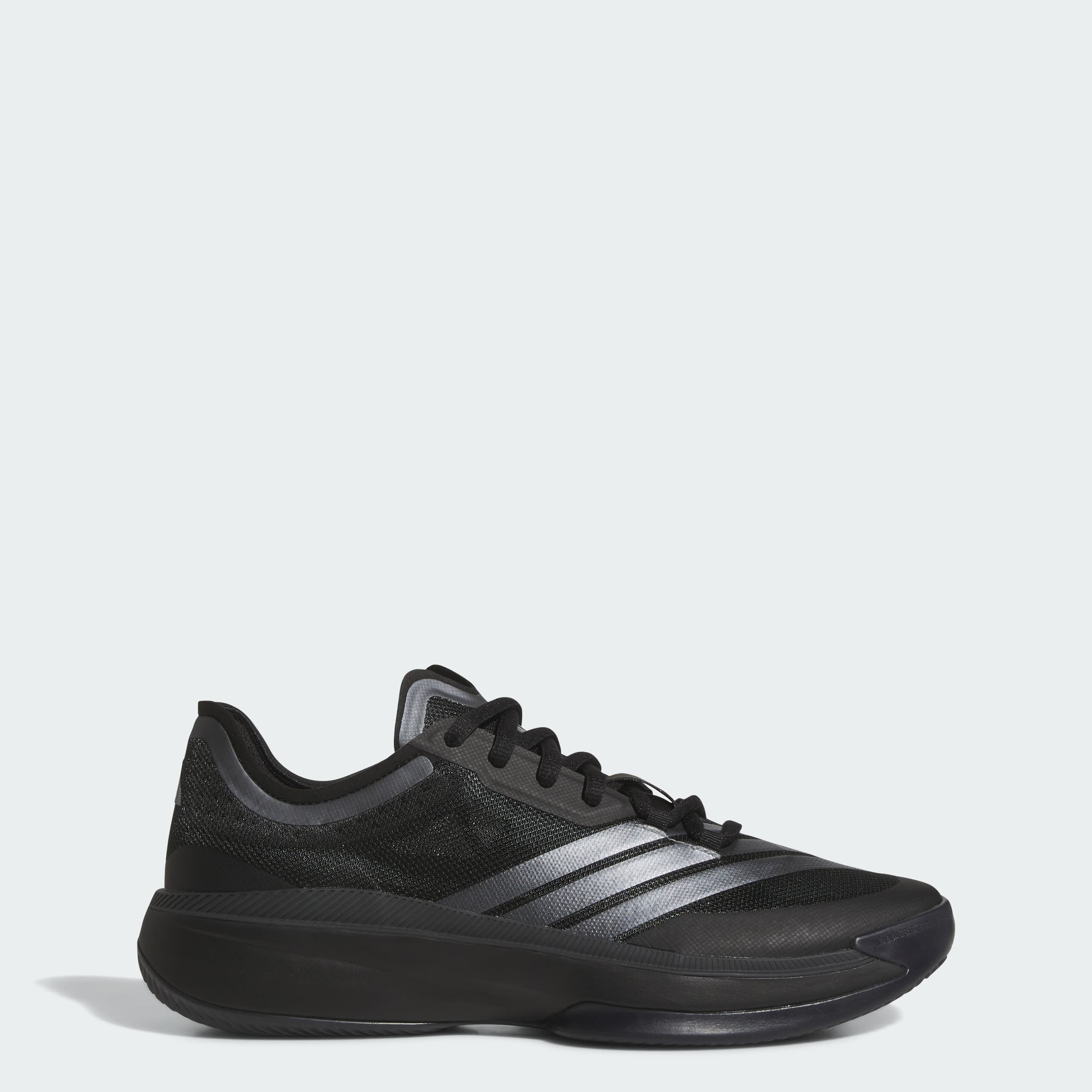 adidas Men's Adizero Select 3.0 Shoes - Core Black/Iron Metallic/Carbon - Size 8 - Image 1