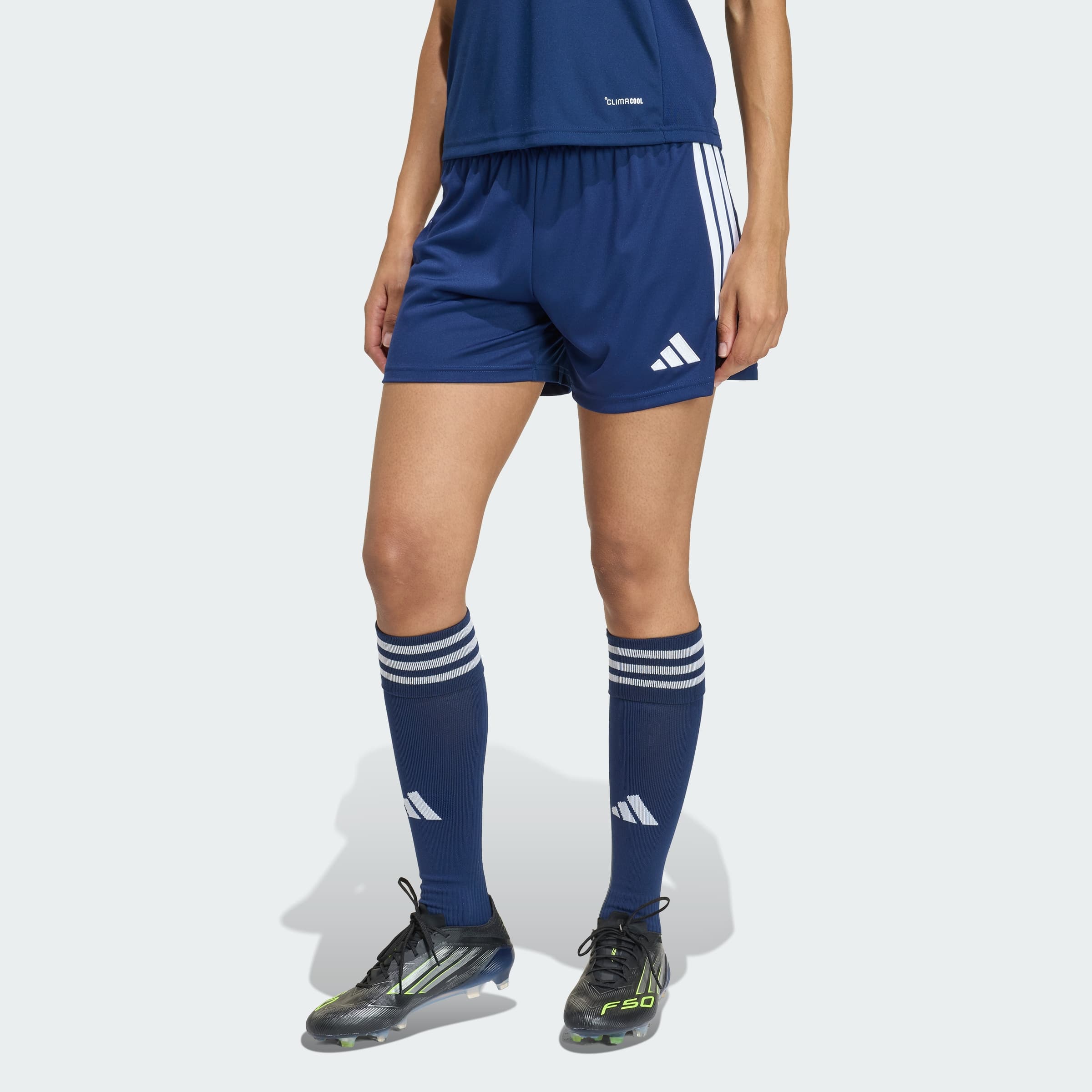 adidas Women's Tiro 26 League Short Shorts - Team Navy Blue 2/White - Size XL - Image 1