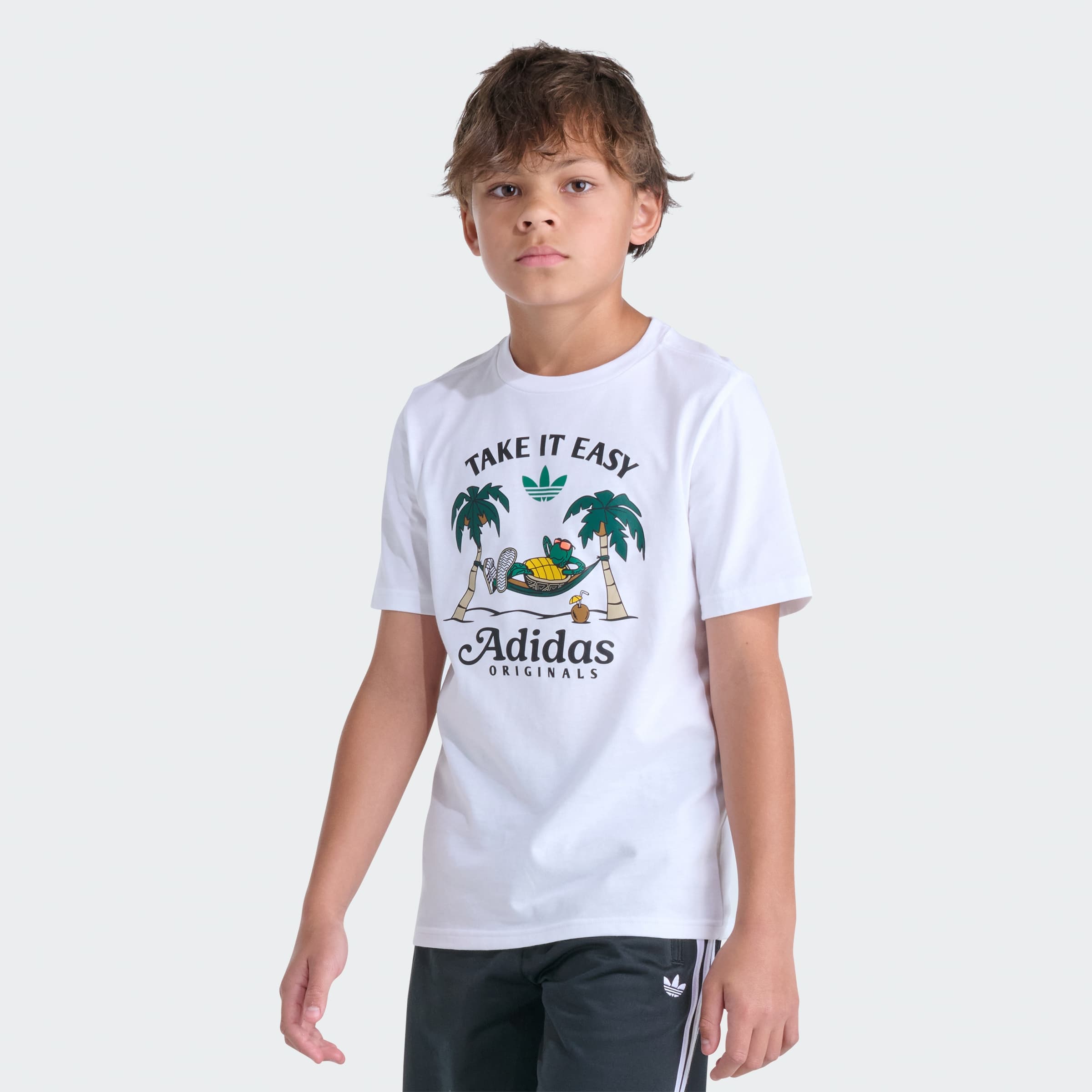 adidas Kids' CHARACTER TEE - White - Size M - Image 1