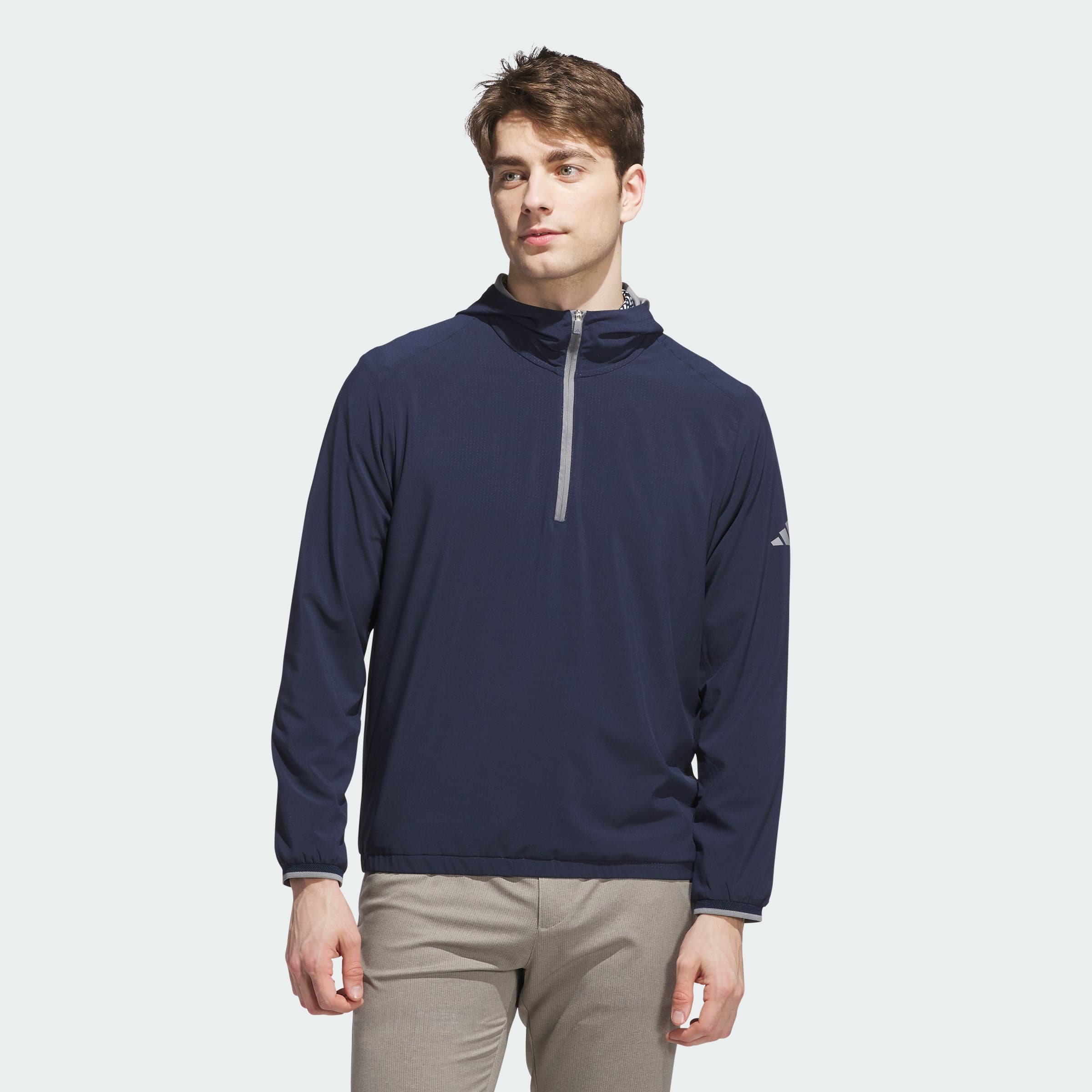 adidas Men's Ultimate365 Anorak Jacket - Collegiate Navy/Grey Three - Size XL - Image 1
