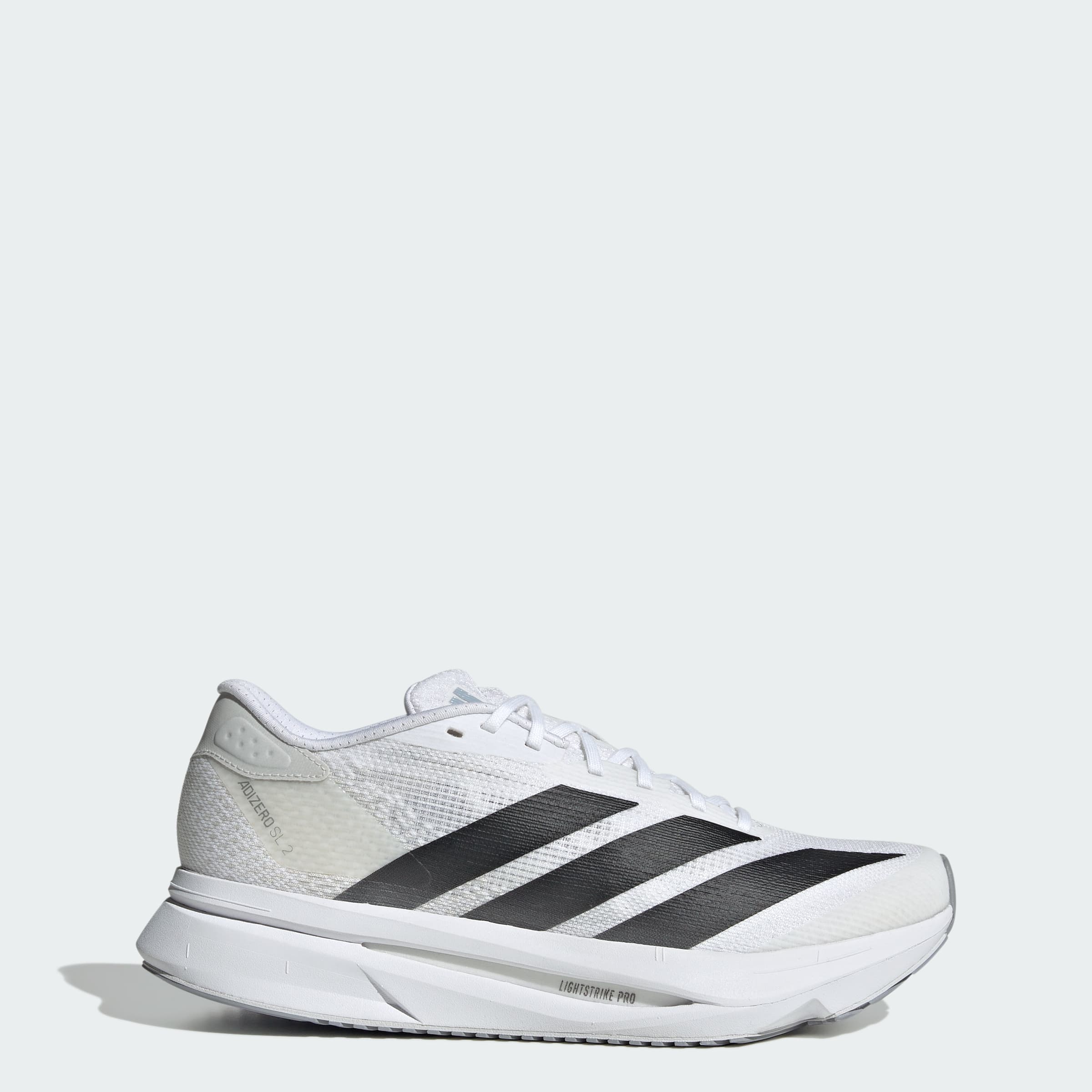 adidas Women's Adizero SL2 Shoes - Cloud White/Core Black/Dash Grey - Size 11 - Image 1