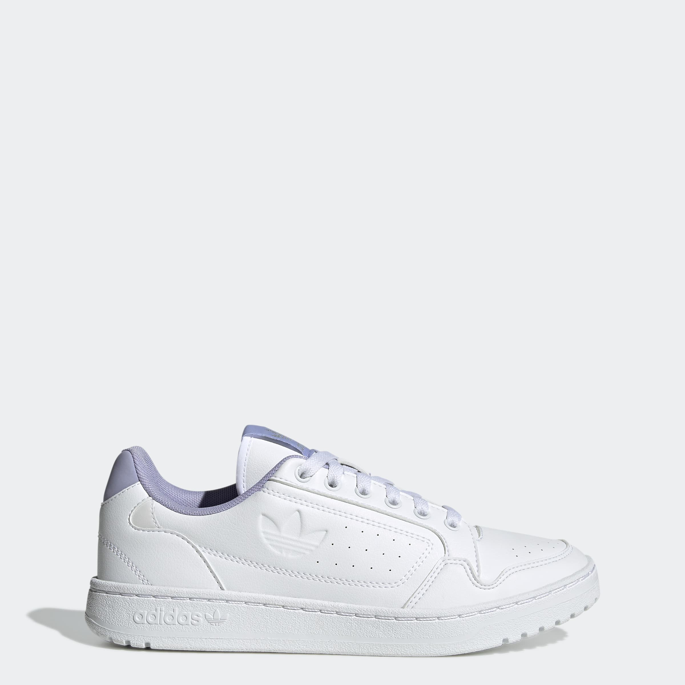 adidas Women's NY 90 W - Cloud White/Dust Purple - Size 7 - Image 1