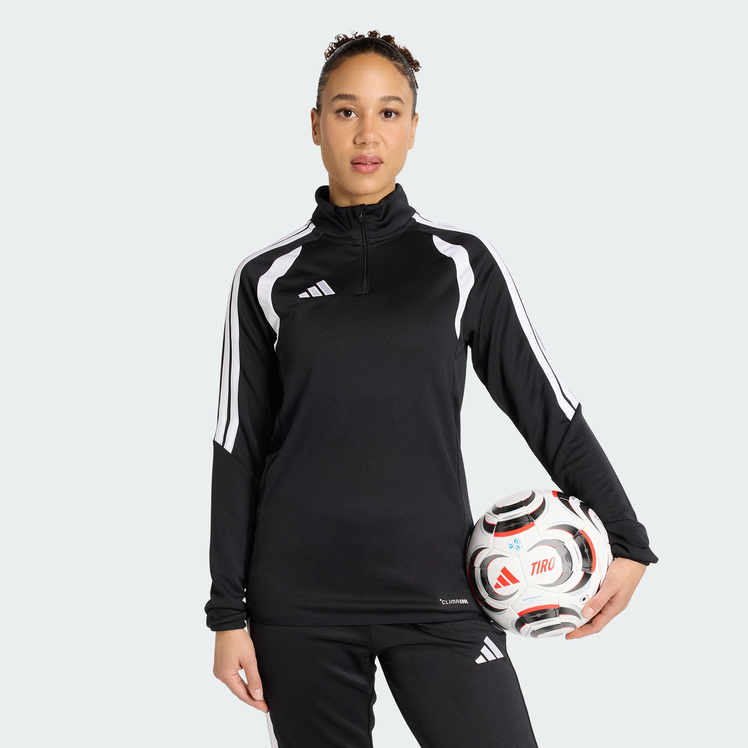 adidas Women's Tiro26 League Training Top - Black/White - Size L - Image 1