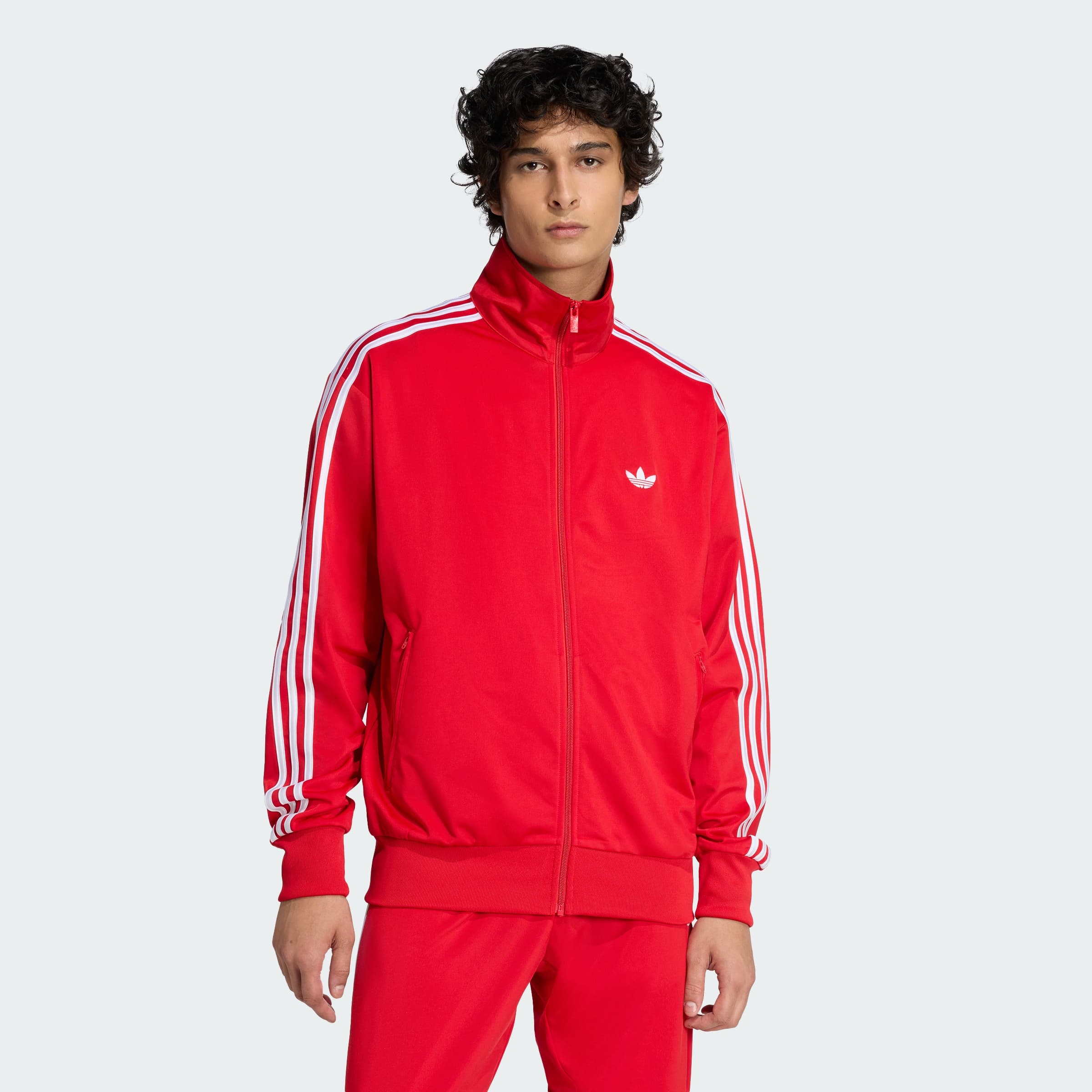 adidas Men's Firebird Track Jacket - Better Scarlet - Size XL - Image 1