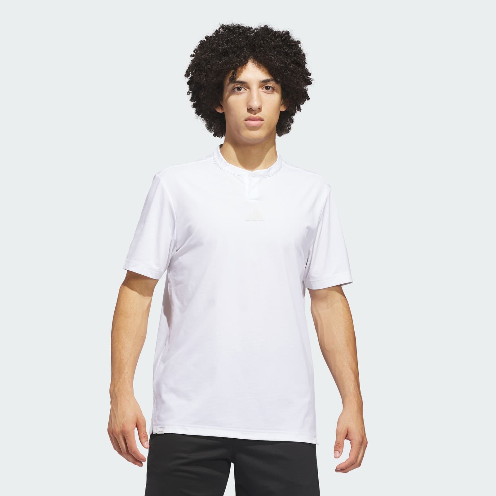 adidas Men's Beyond The Course Twistknit Range Shirt - White - Size M - Image 1