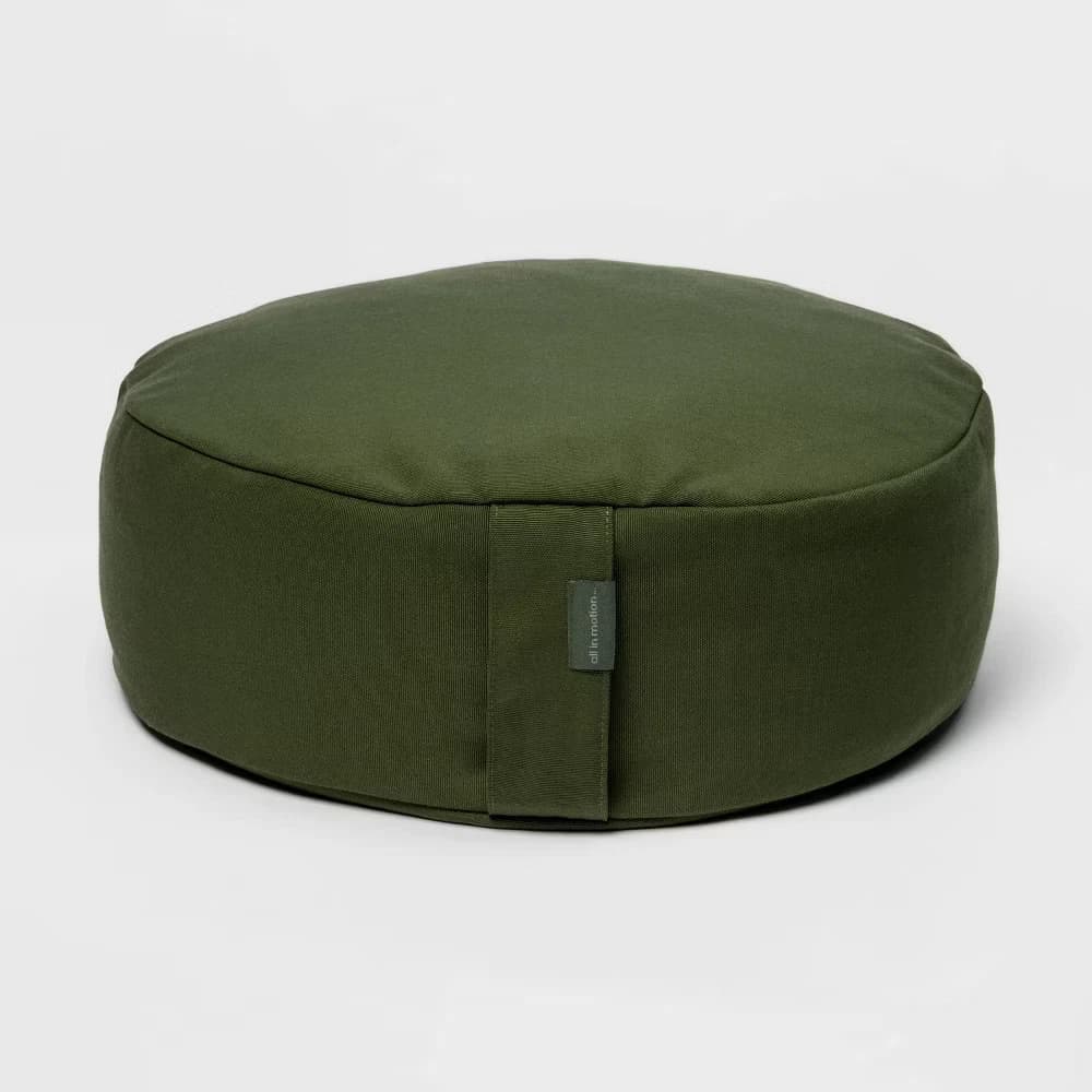 Meditation Pillow Dark Green - All In Motion - Image 1