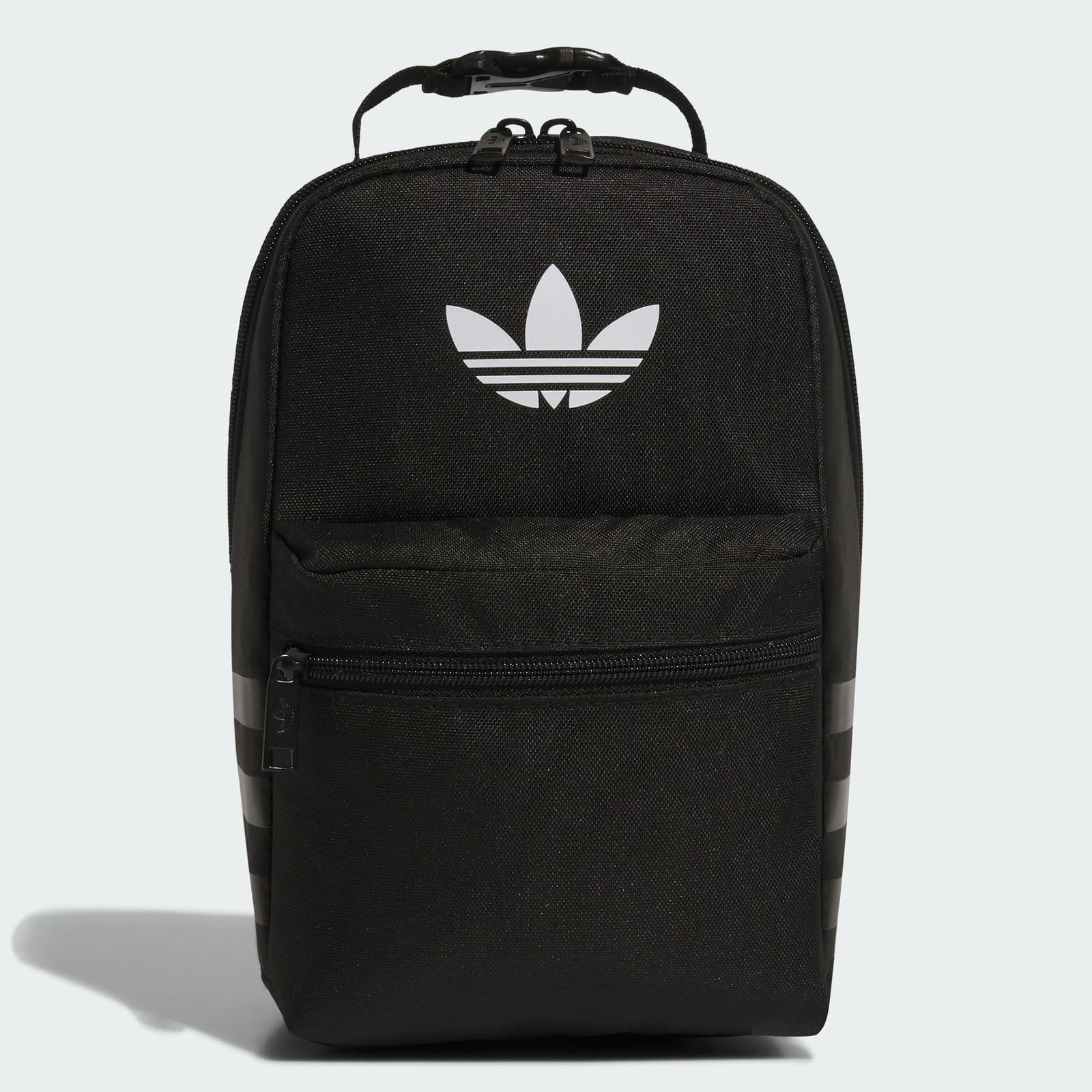 adidas Men's Originals Santiago 3 Lunch Bag - Black/White - Size OSFA - Image 1