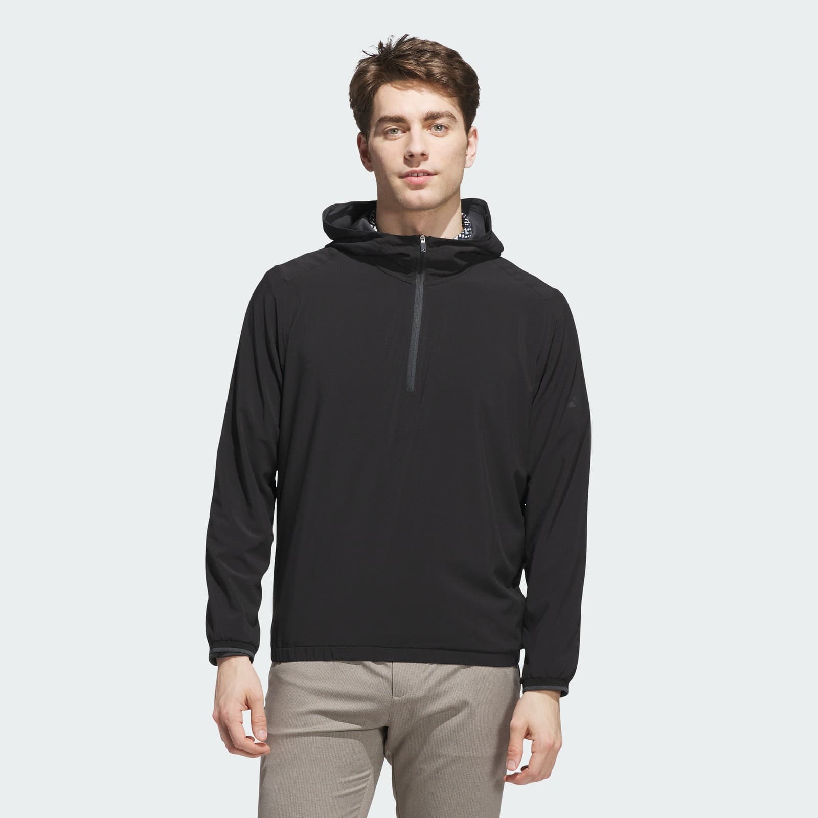 adidas Men's Ultimate365 Anorak Jacket - Black/Carbon - Size 2XL - Image 1