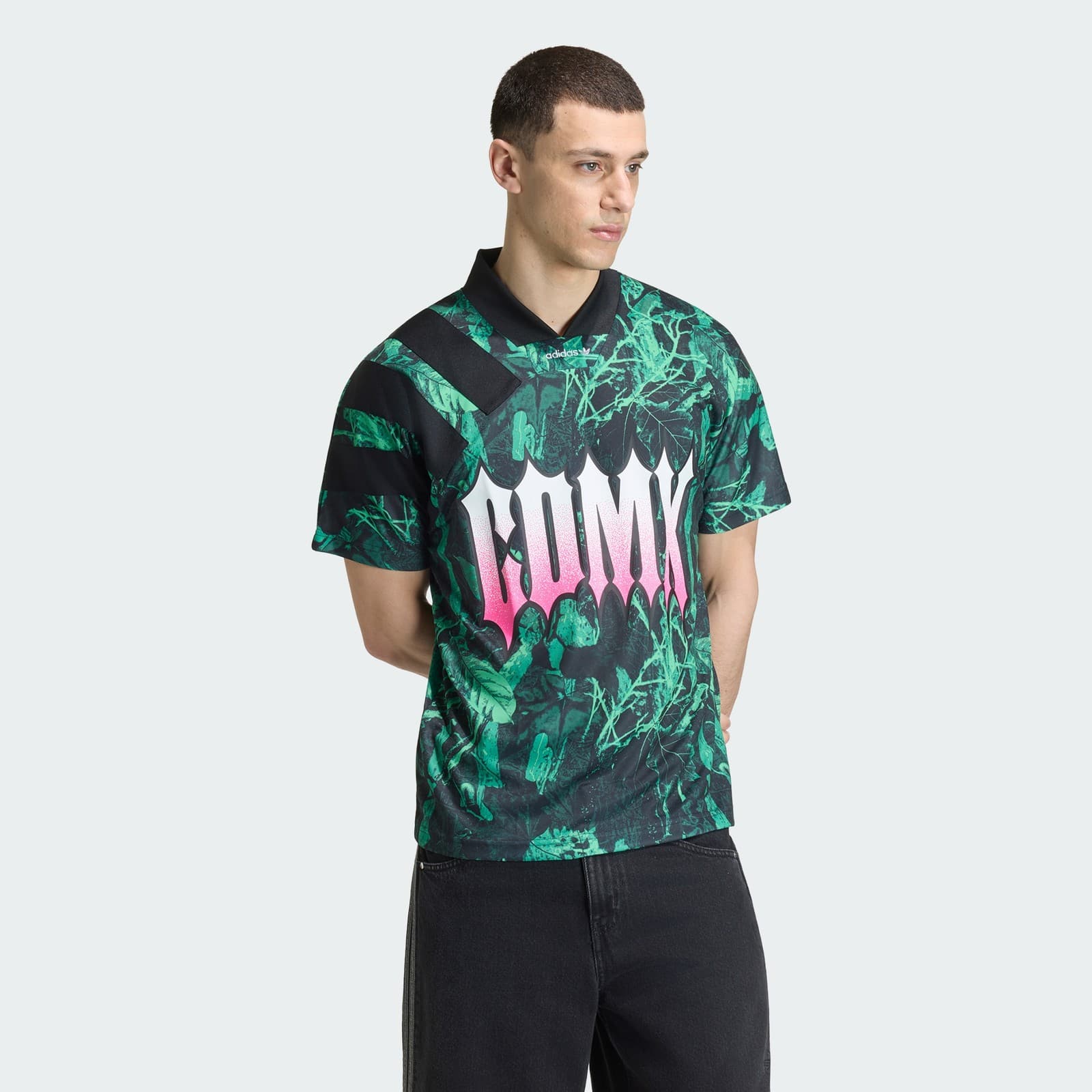 adidas Men's FIFA World Cup 26™ Jersey - Black/Semi Screaming Green - Size S - Image 1