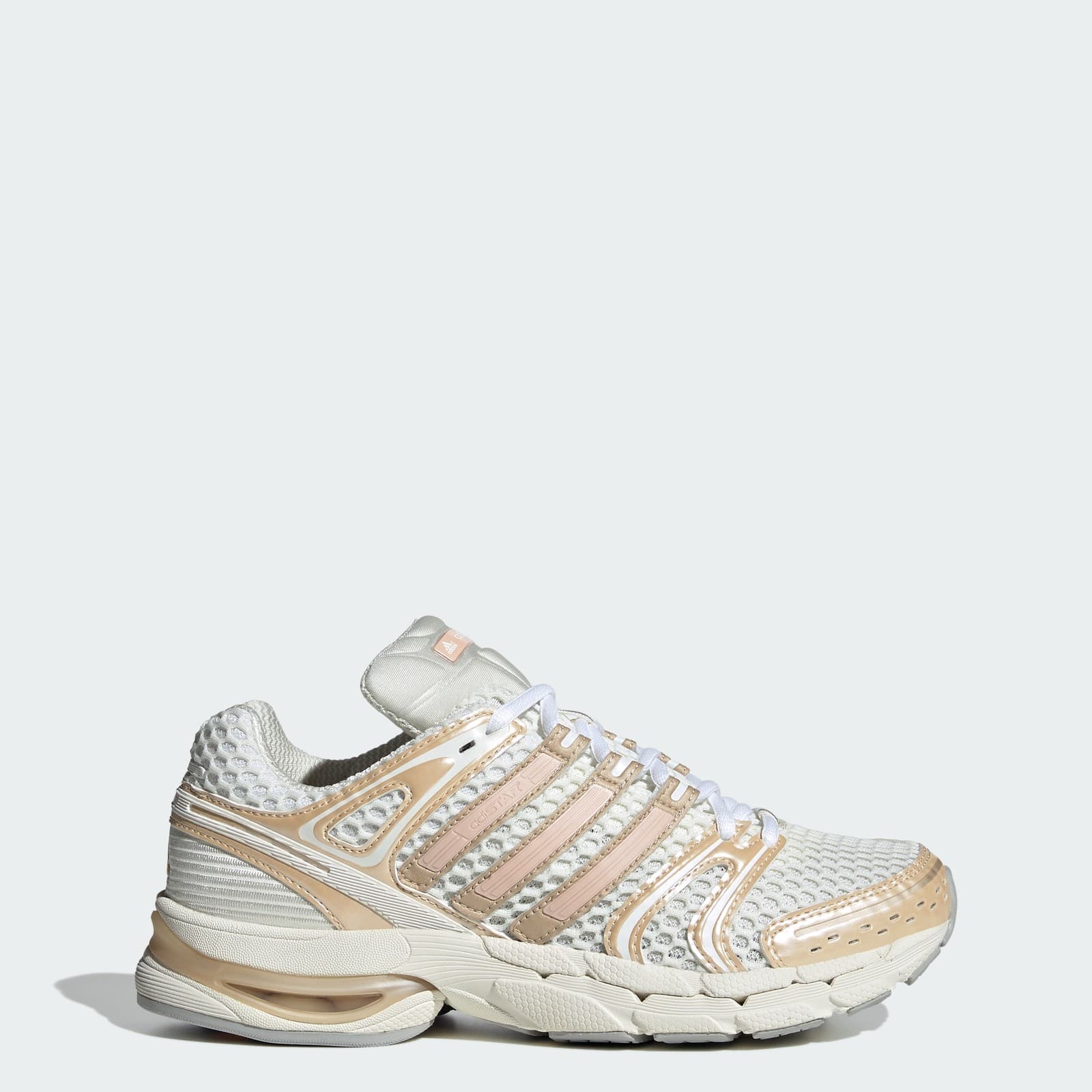adidas Women's ADISTAR CONTROL 5 Shoes - Off White/Blush Pink/Grey Two - Size 6 - Image 1