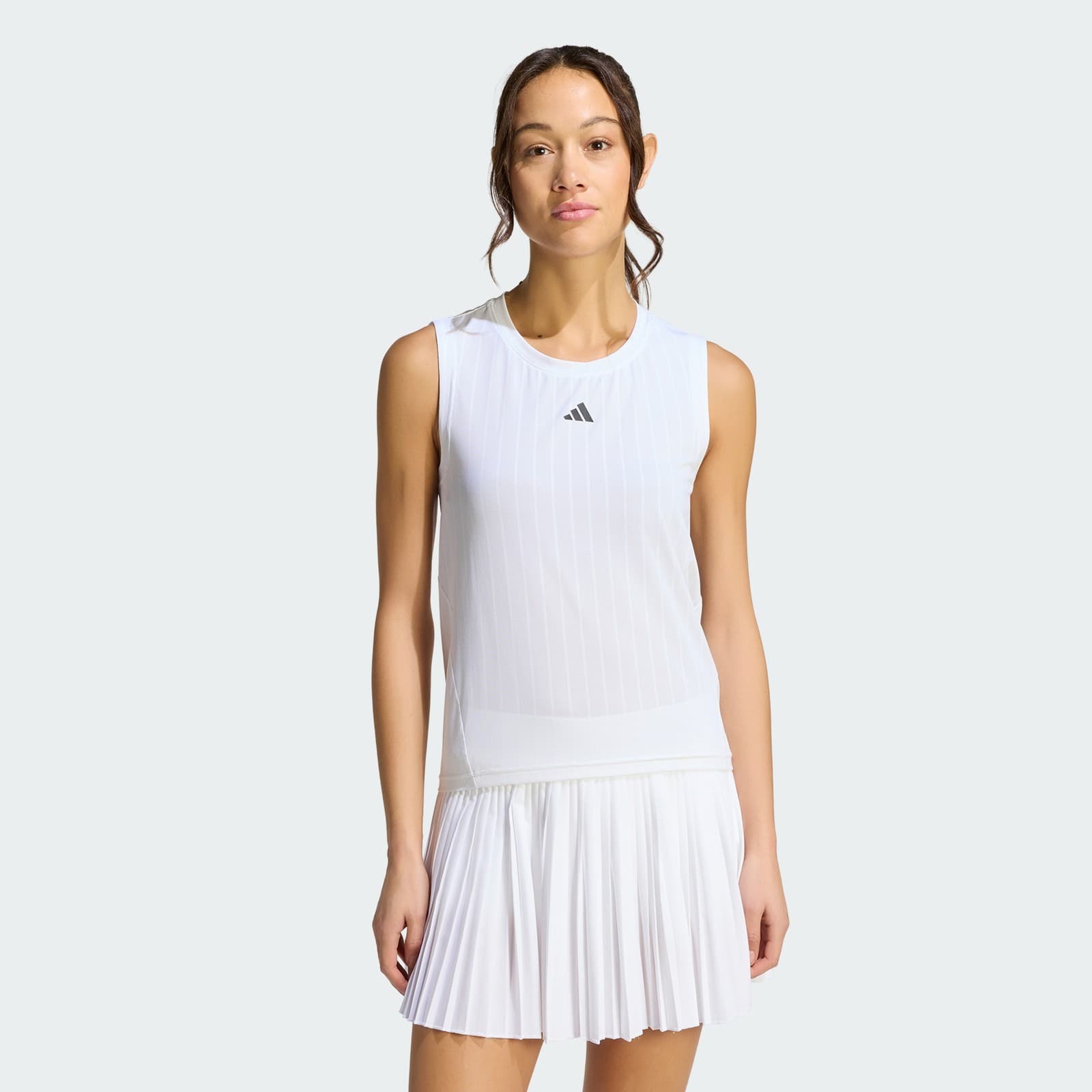 adidas Women's TENNIS CLIMACOOL+ TANK PRO - White - Size S - Image 1