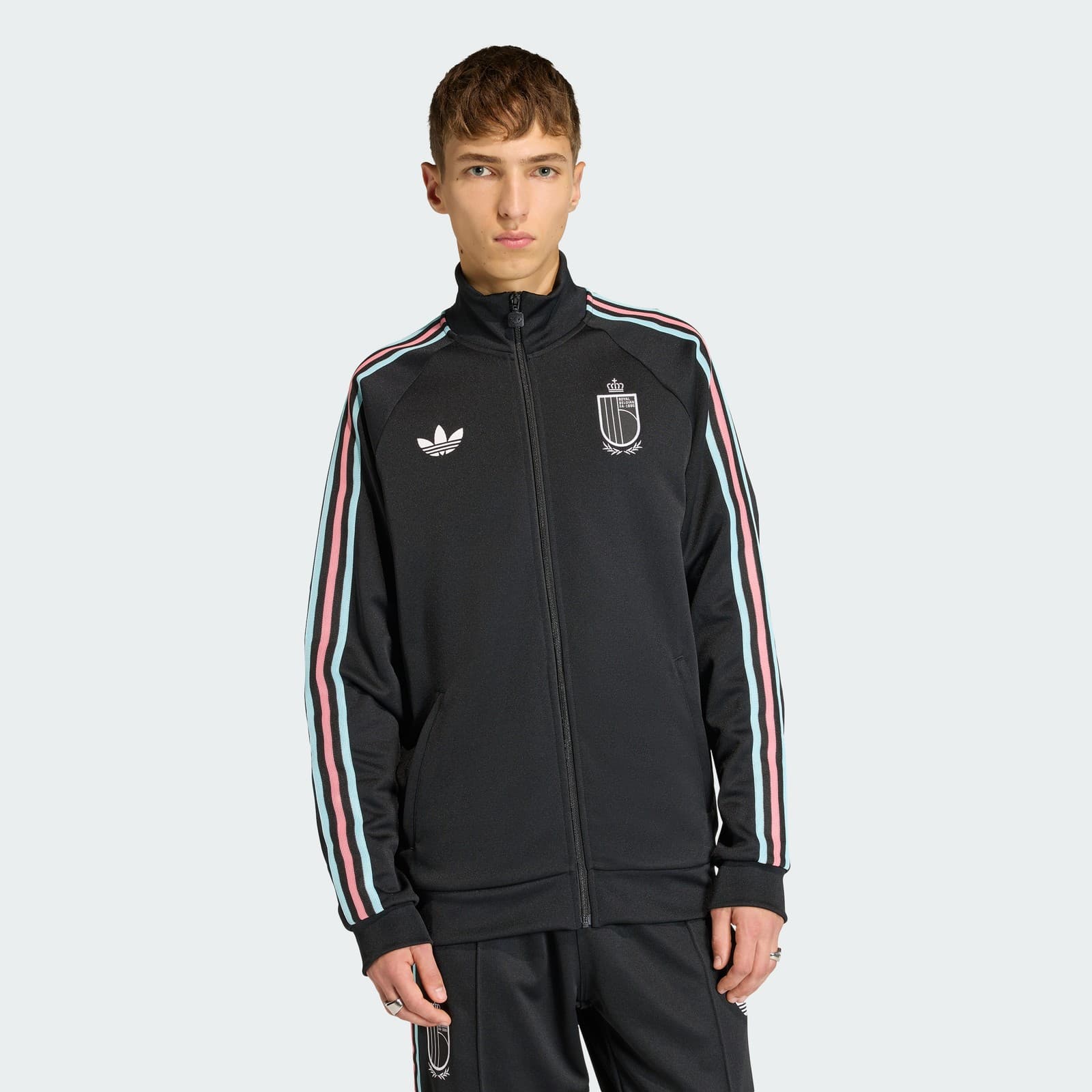 adidas Men's Belgium Originals Track Top - Black - Size 2XL - Image 1
