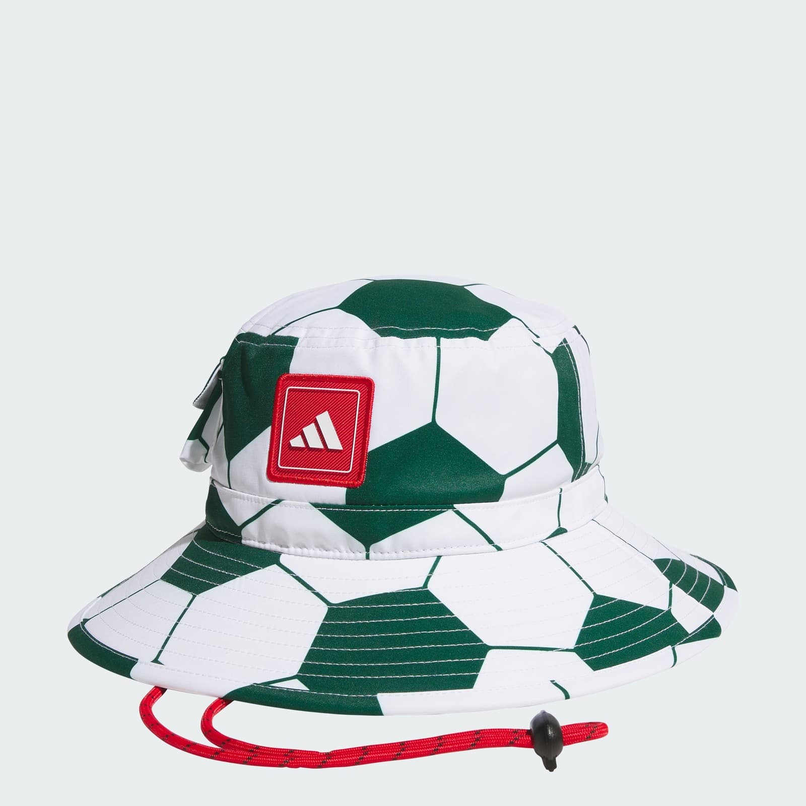 adidas Men's Unisex Mexico Ball Boonie - Team Dark Green/Scarlet/White - Image 1