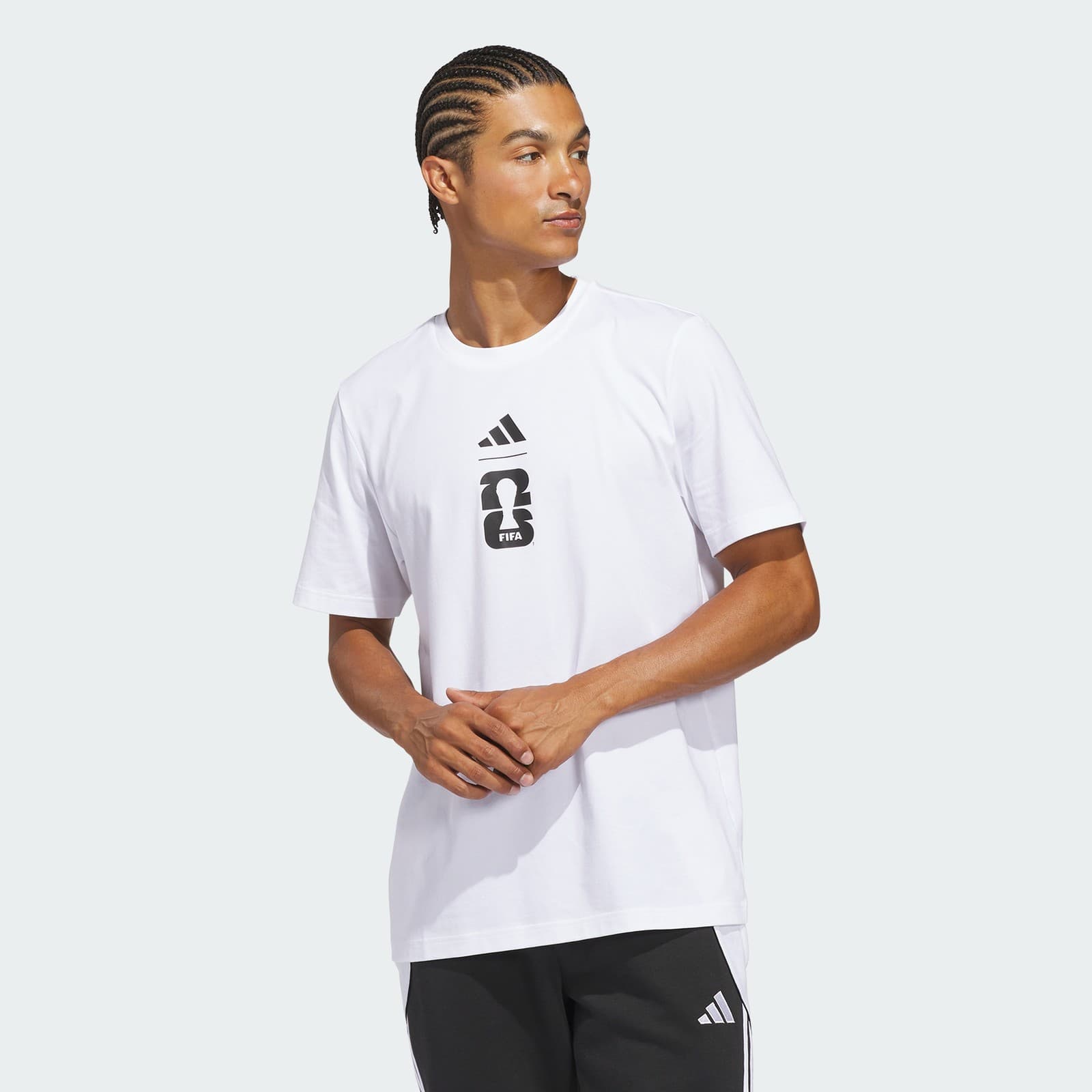 adidas Men's FIFA World Cup 26™ Match Ball Graphic T-Shirt - White - Size 2XL - Image 1